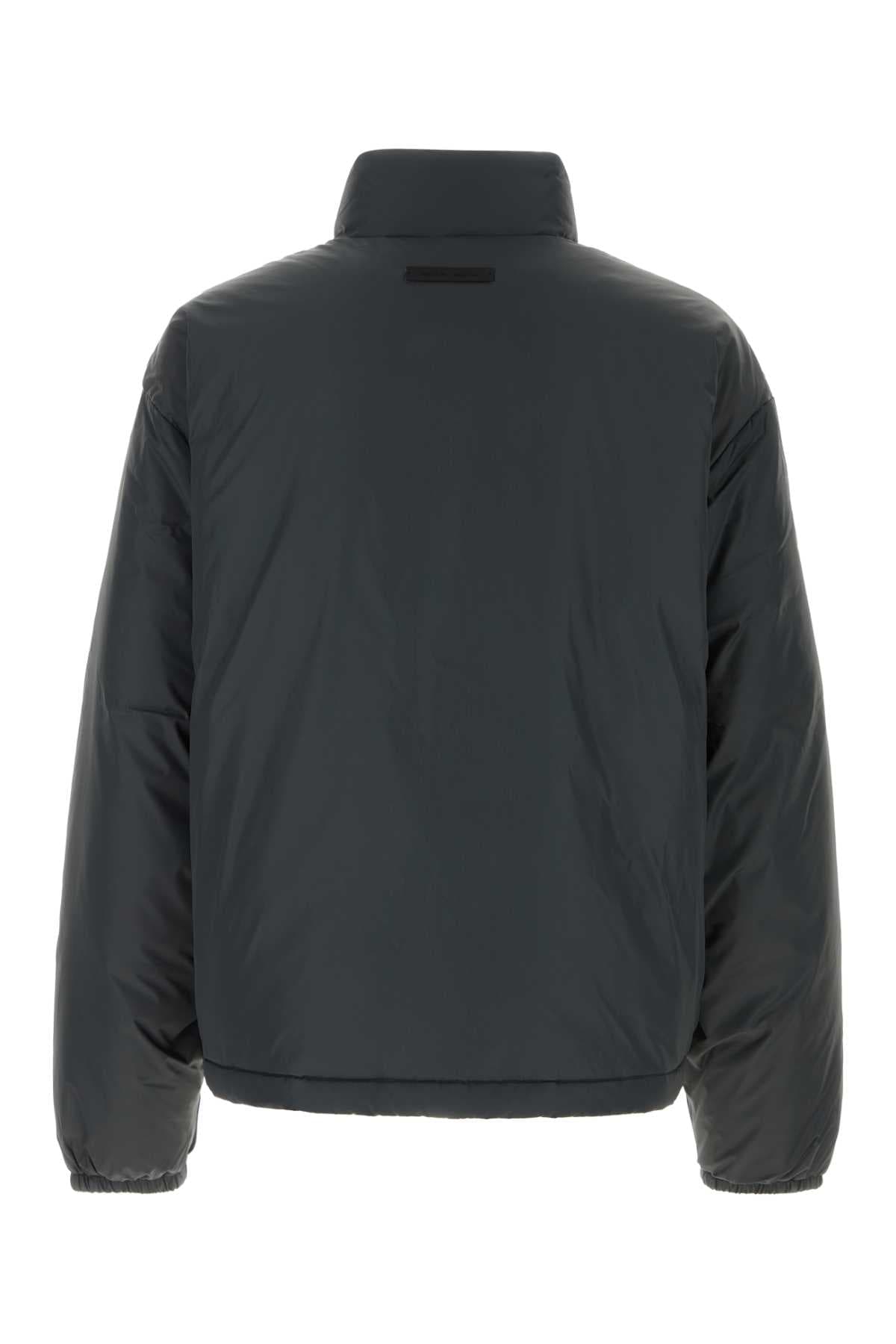 Charcoal nylon down jacket - мініатюра 2
