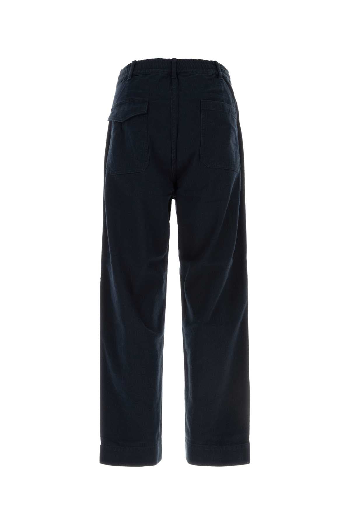 Midnight blue twill pant - мініатюра 2