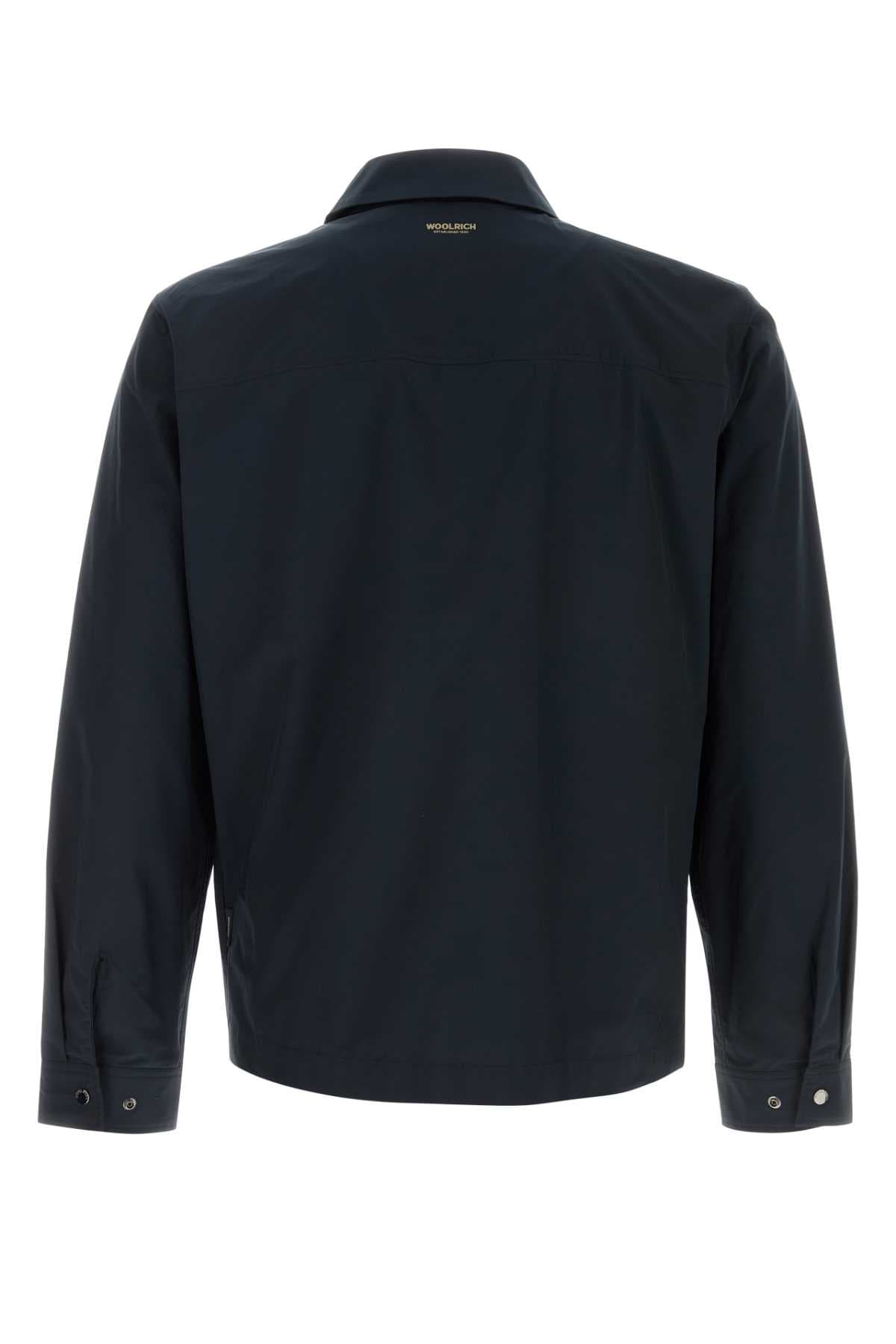 Midnight blue polyester Urban Timber jacket - мініатюра 2