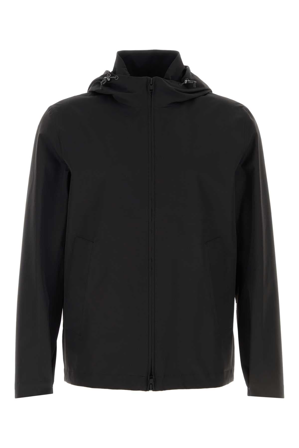Black polyester jacket