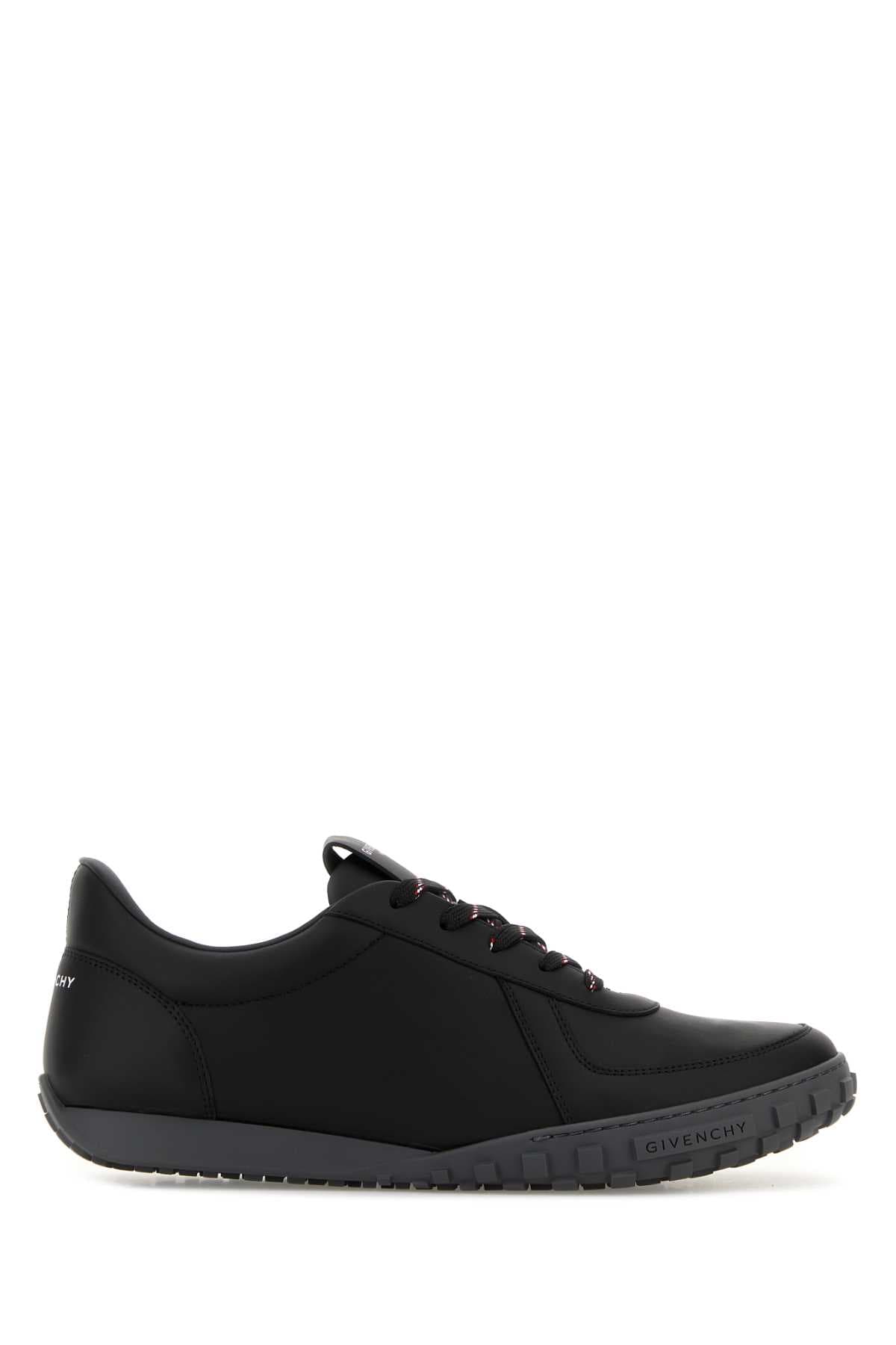 Black leather Glide sneakers