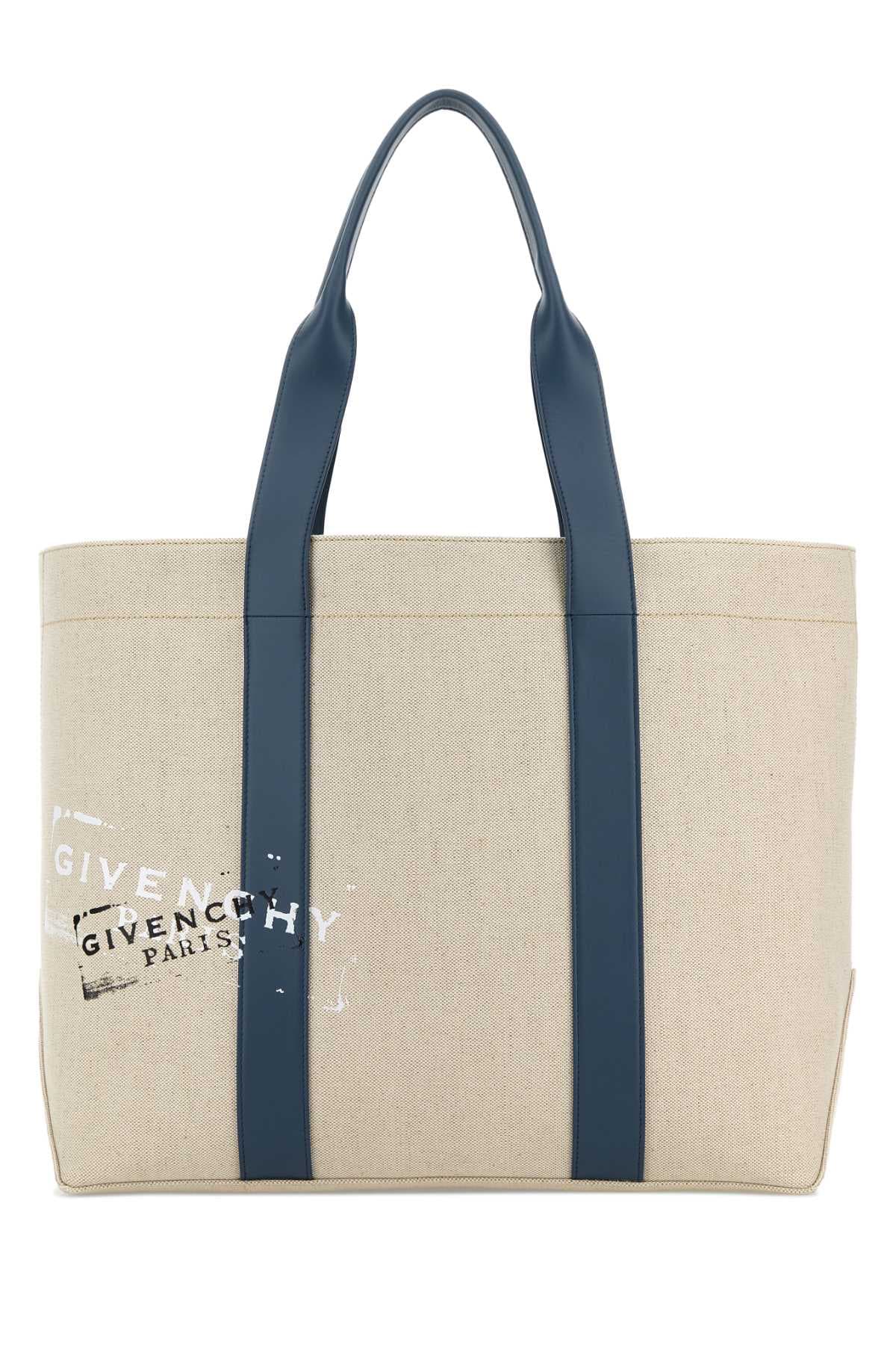 Sand canvas shopping bag