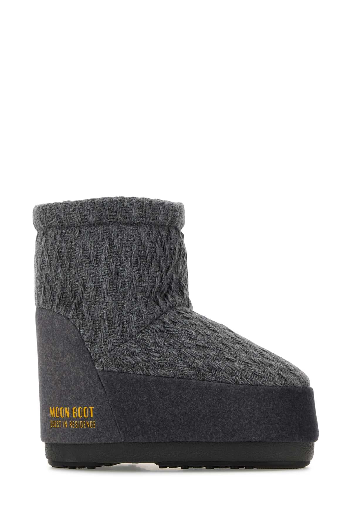 Dark grey fabric Moon Boot x Guest In Residence Icon Low ankle boots - мініатюра 2