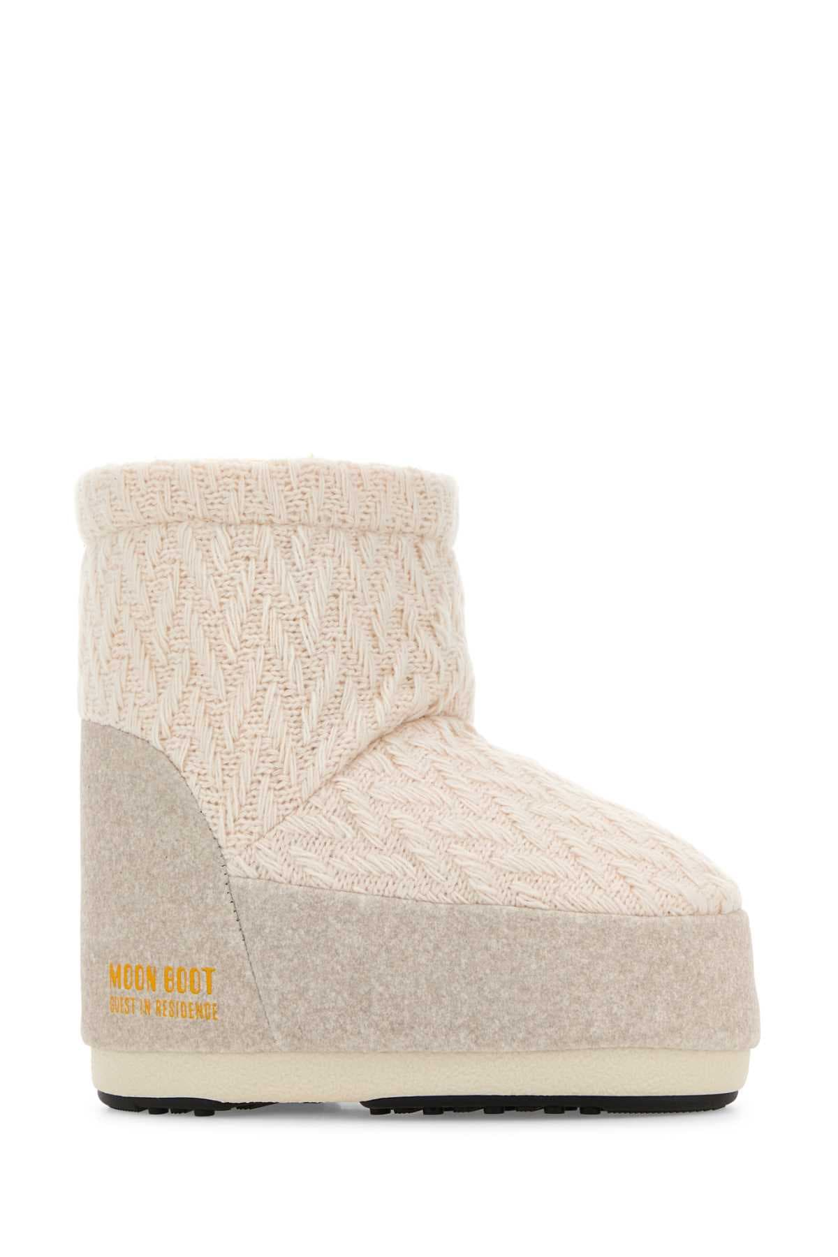 Ivory fabric Moon Boot x Guest In Residence Icon Low ankle boots - мініатюра 2