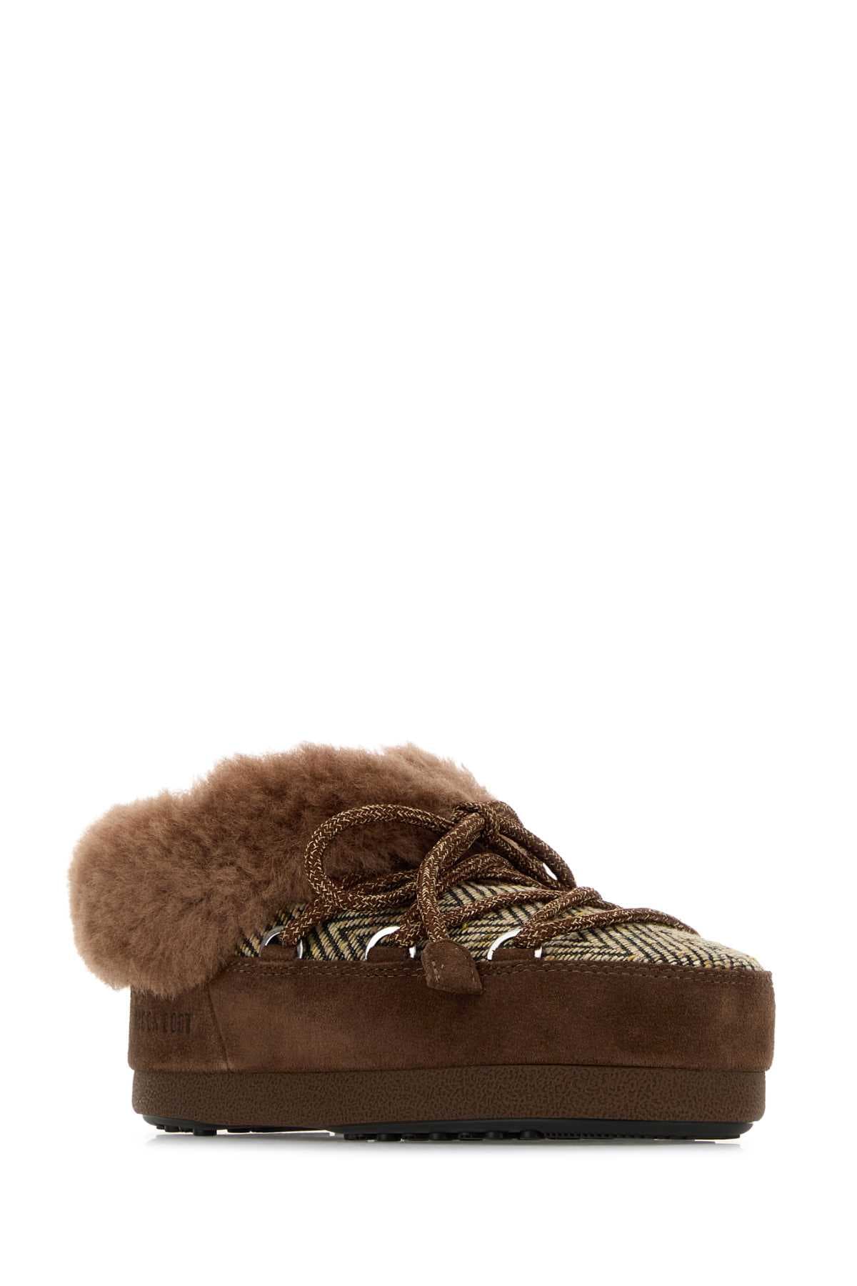 Brown fabric Moon Boot x Guest In Residence EVX ankle boots - мініатюра 2