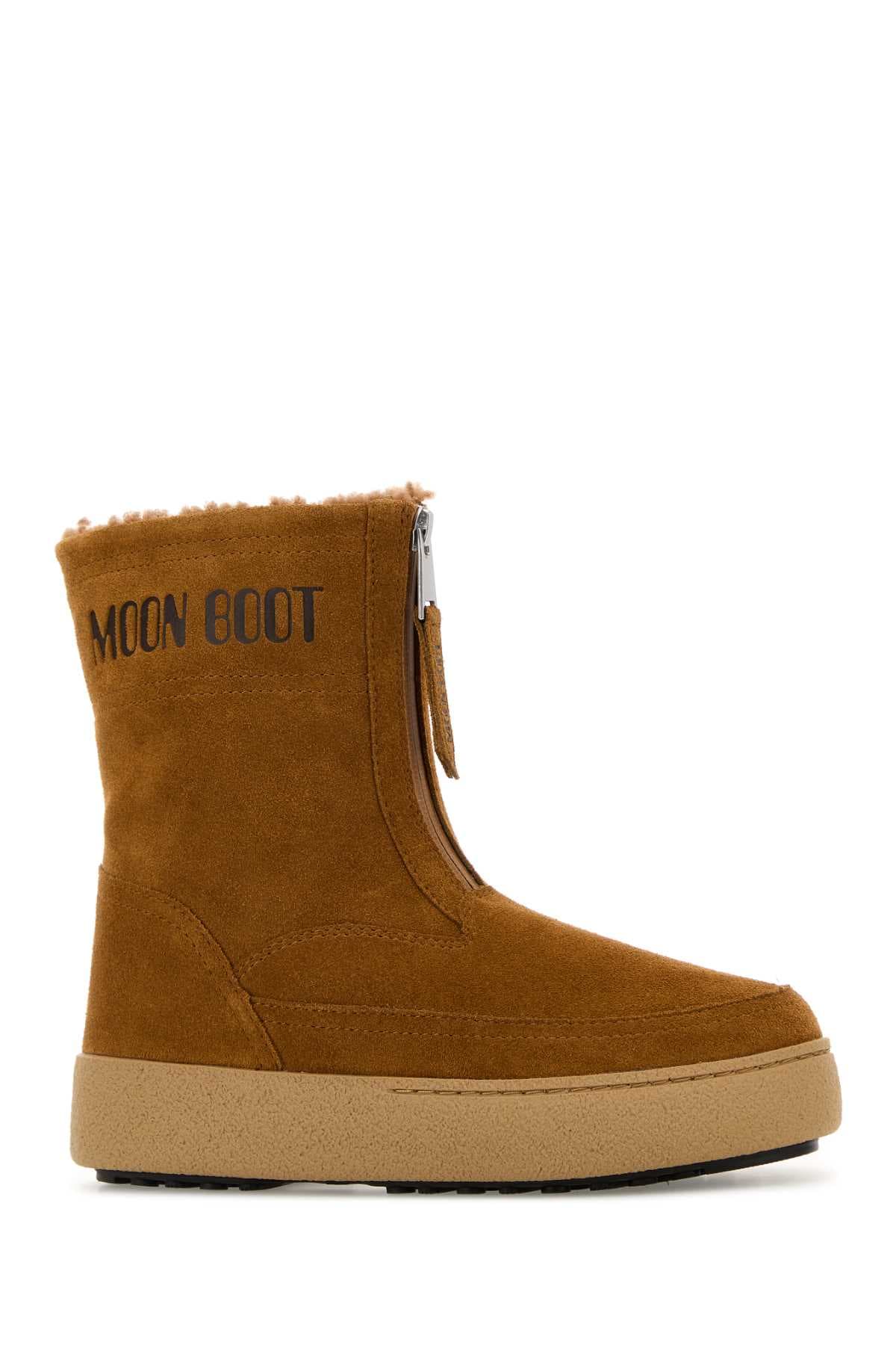 Caramel suede LTrack Lara ankle boots - мініатюра 2