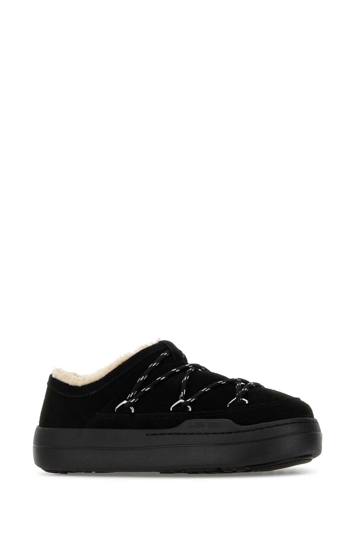 Black suede Park slippers - мініатюра 2