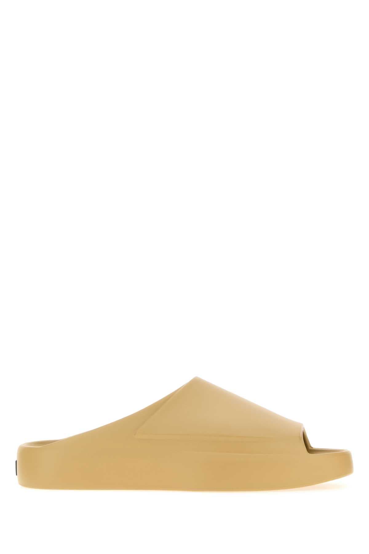Beige rubber Los Feliz slippers