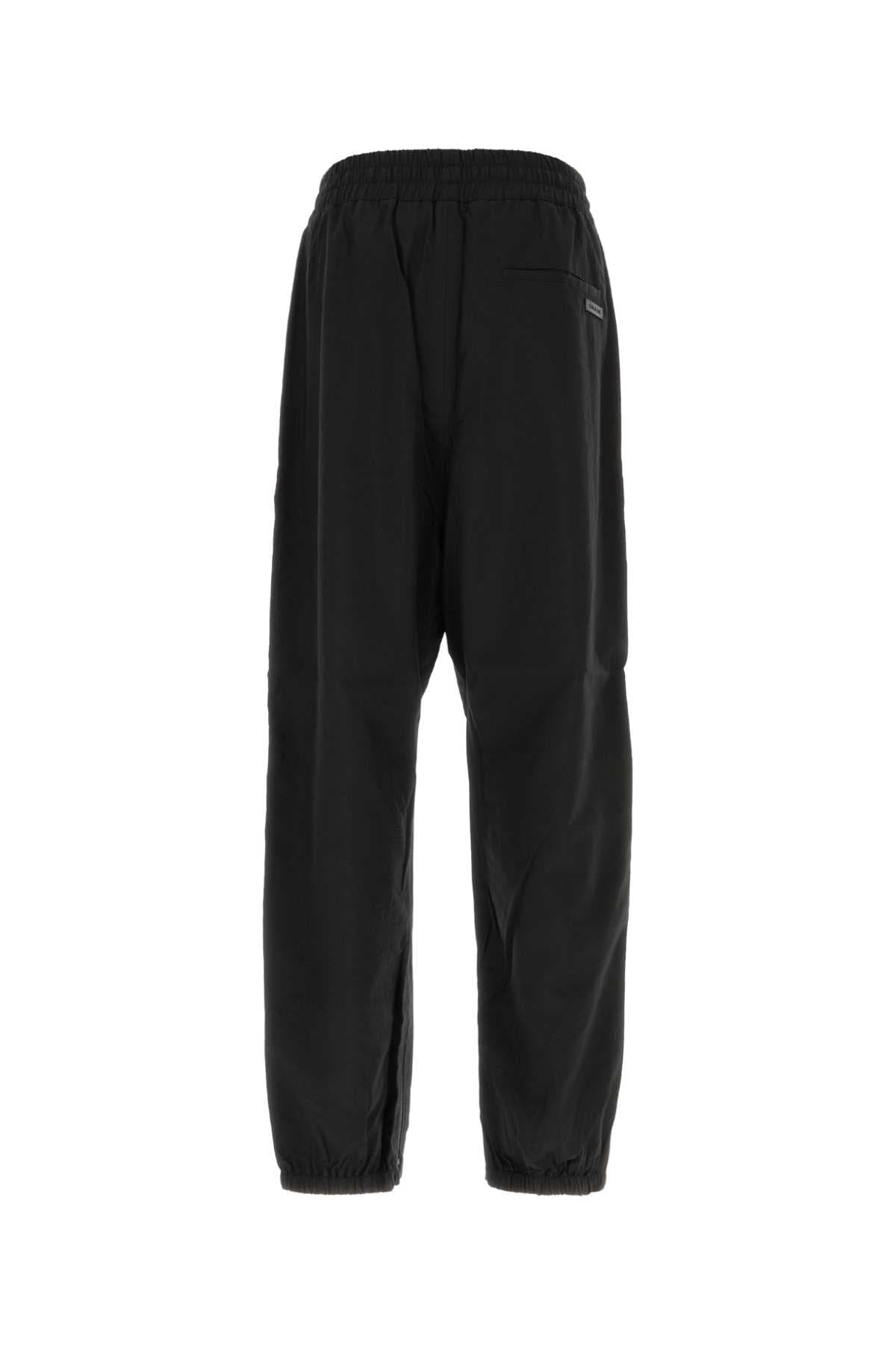 Black tech fabric joggers - мініатюра 2