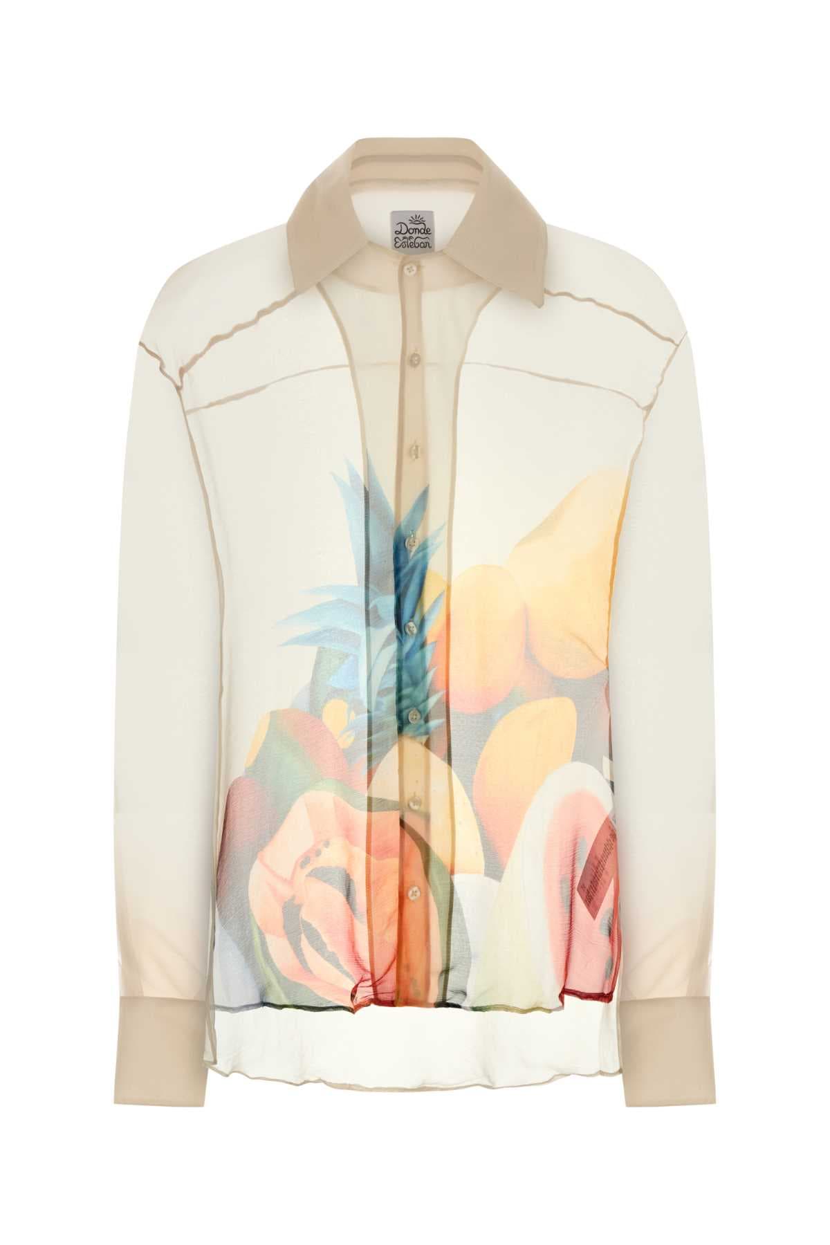 Sand crepe shirt