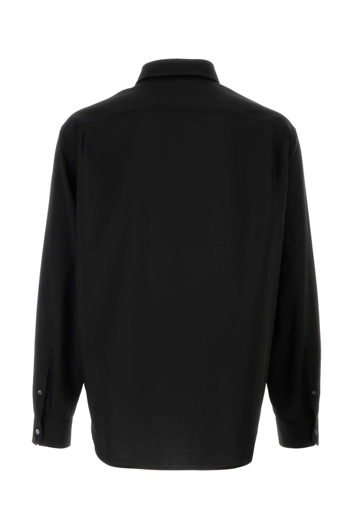 Back wool shirt - мініатюра 2