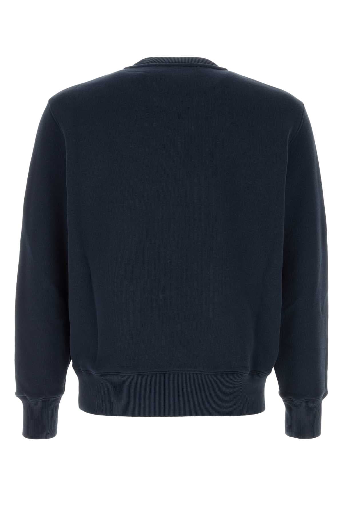 Navy blue cotton sweatshirt - мініатюра 2
