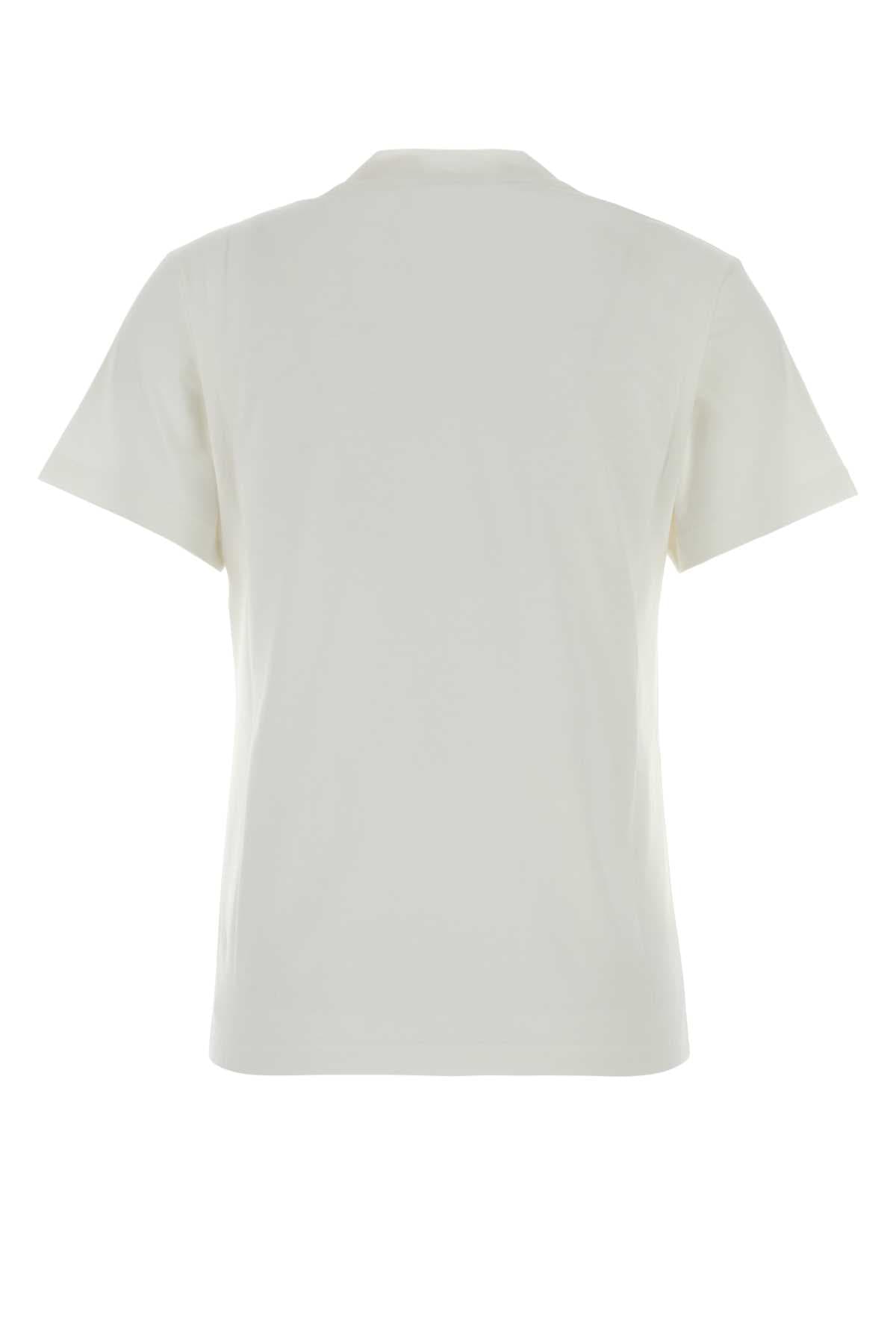 White cotton t-shirt - мініатюра 2