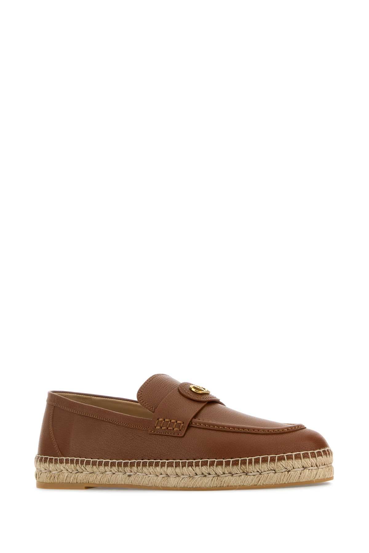 Caramel leather VLogo espadrilles - мініатюра 2