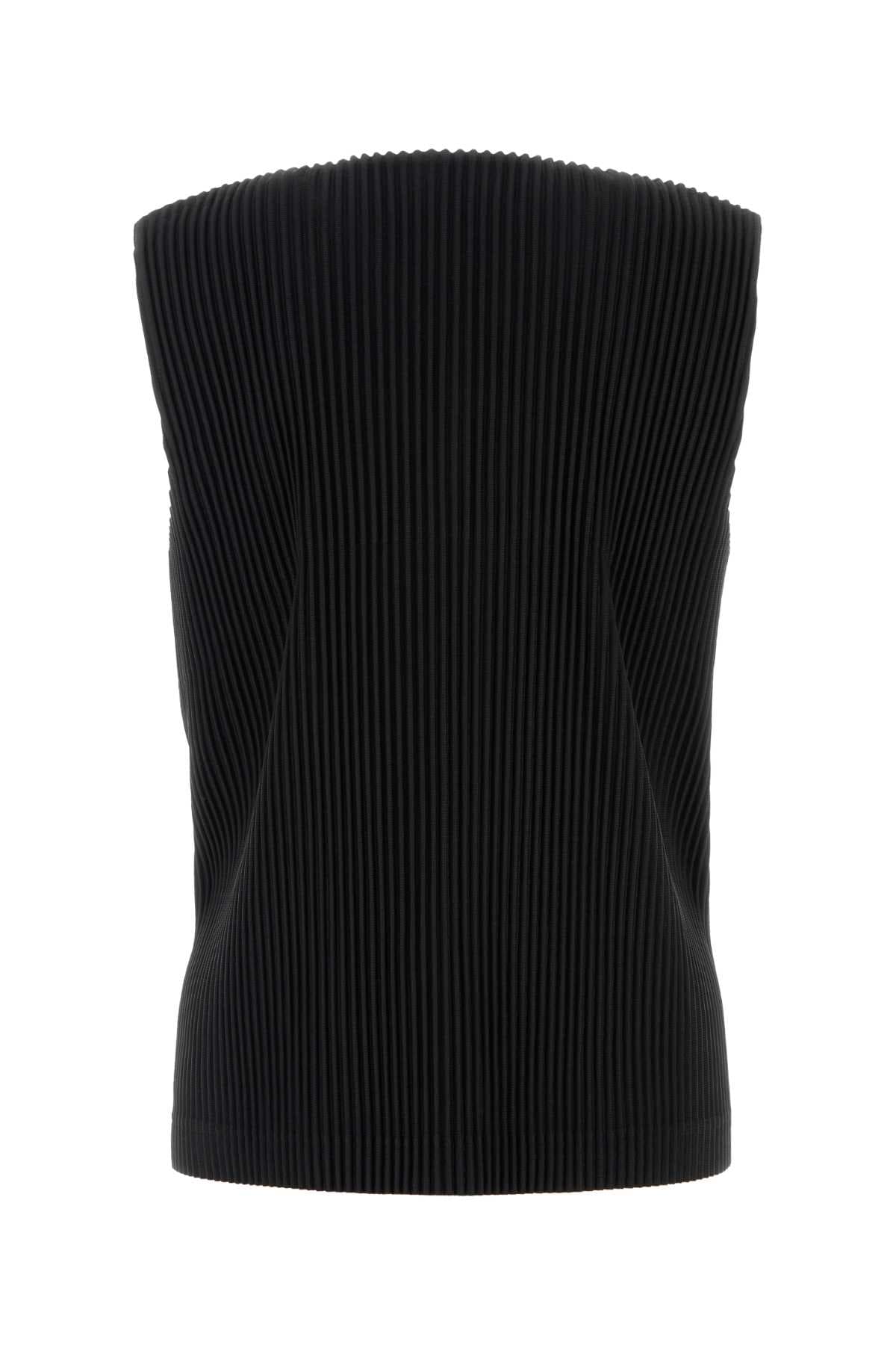 Black polyester vest - мініатюра 2