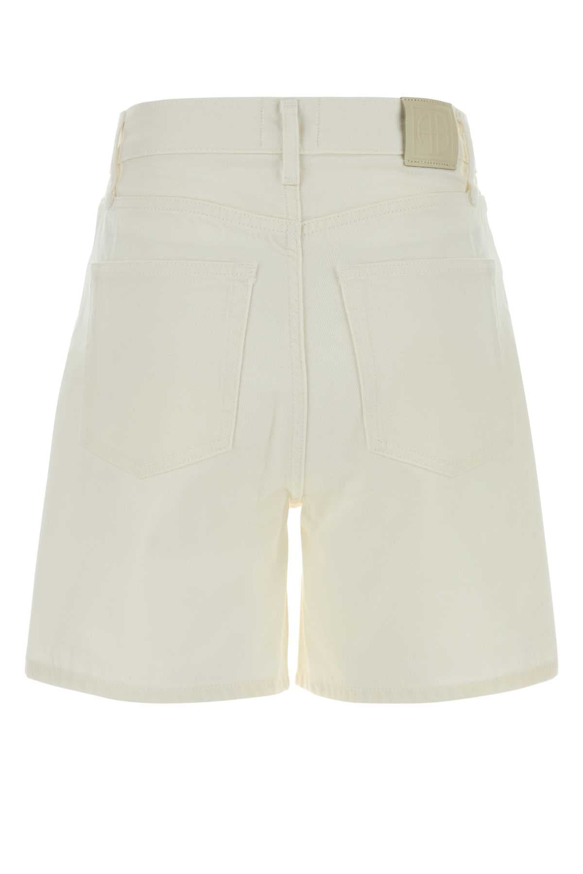White denim shorts - мініатюра 2