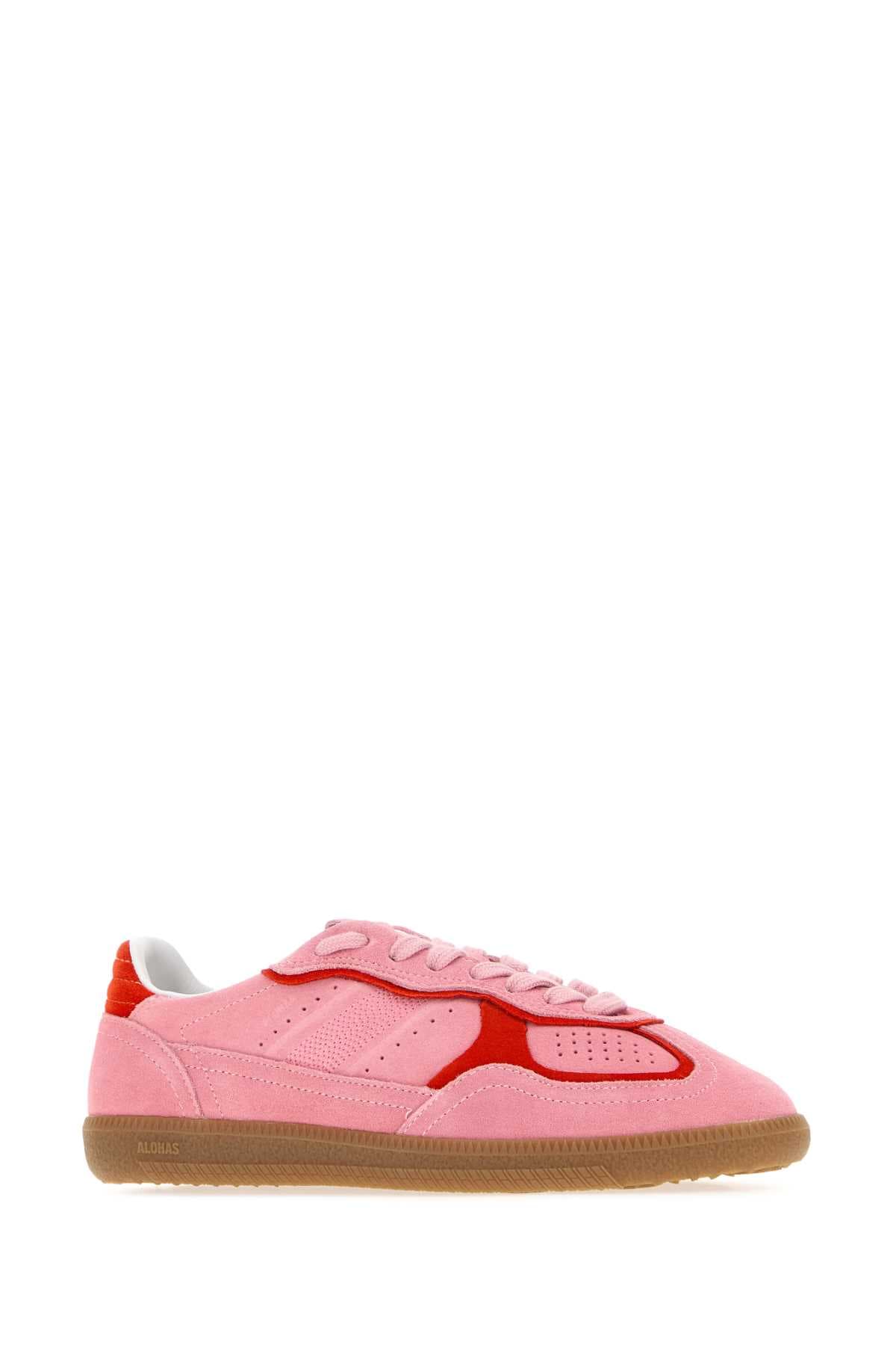Pink suede TB.490 sneakers - мініатюра 2
