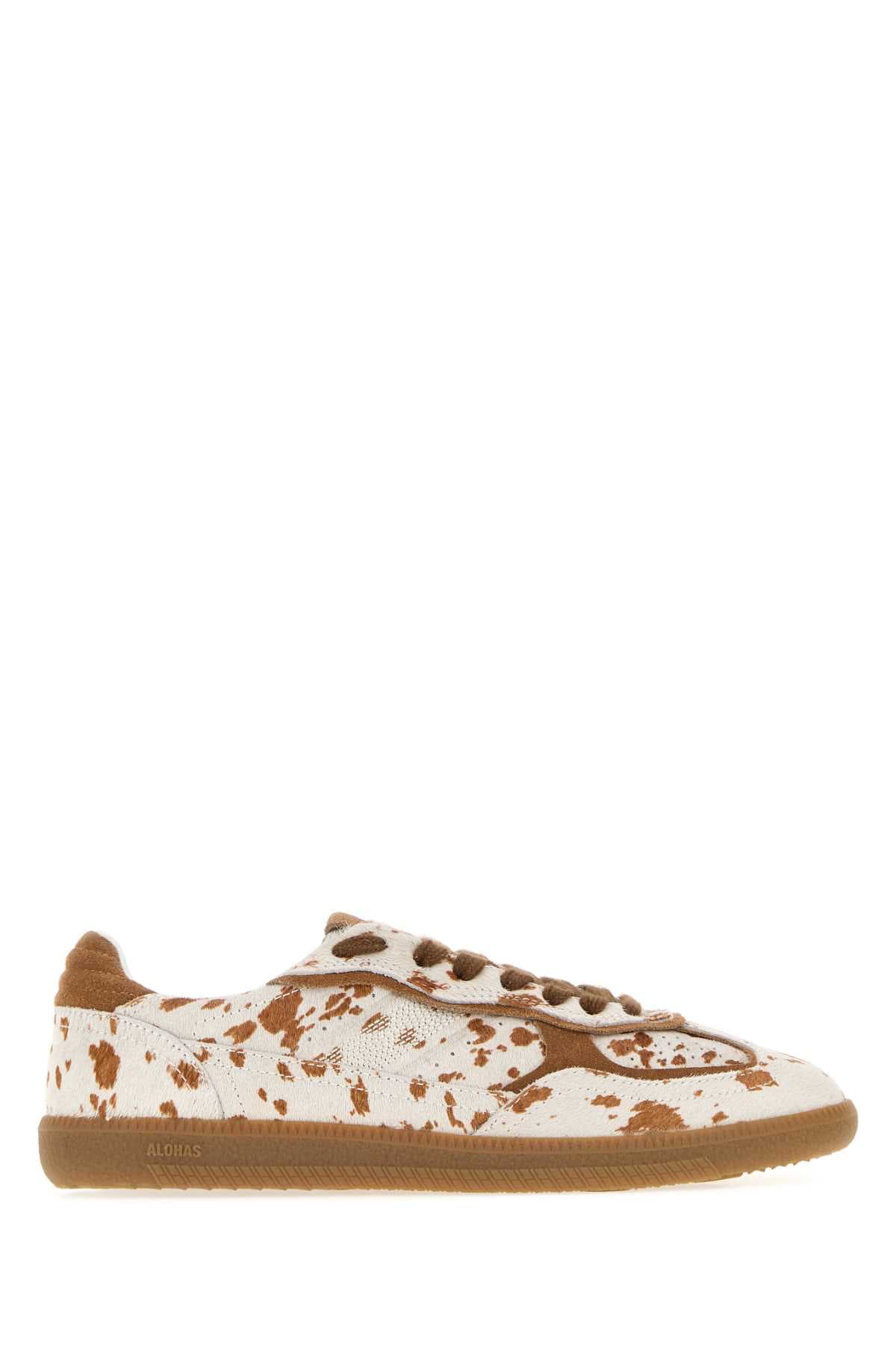 Printed calf hair TB.490 sneakers