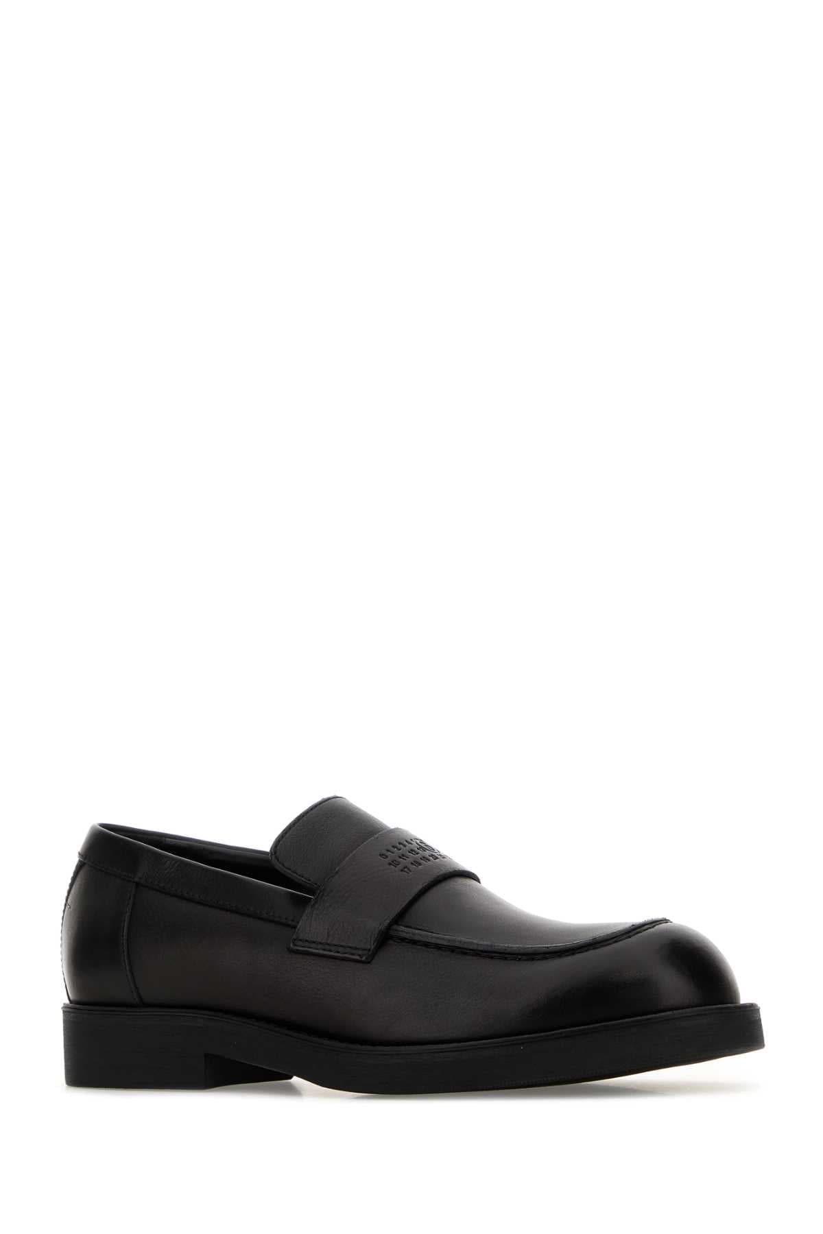 Black leather loafers - мініатюра 2