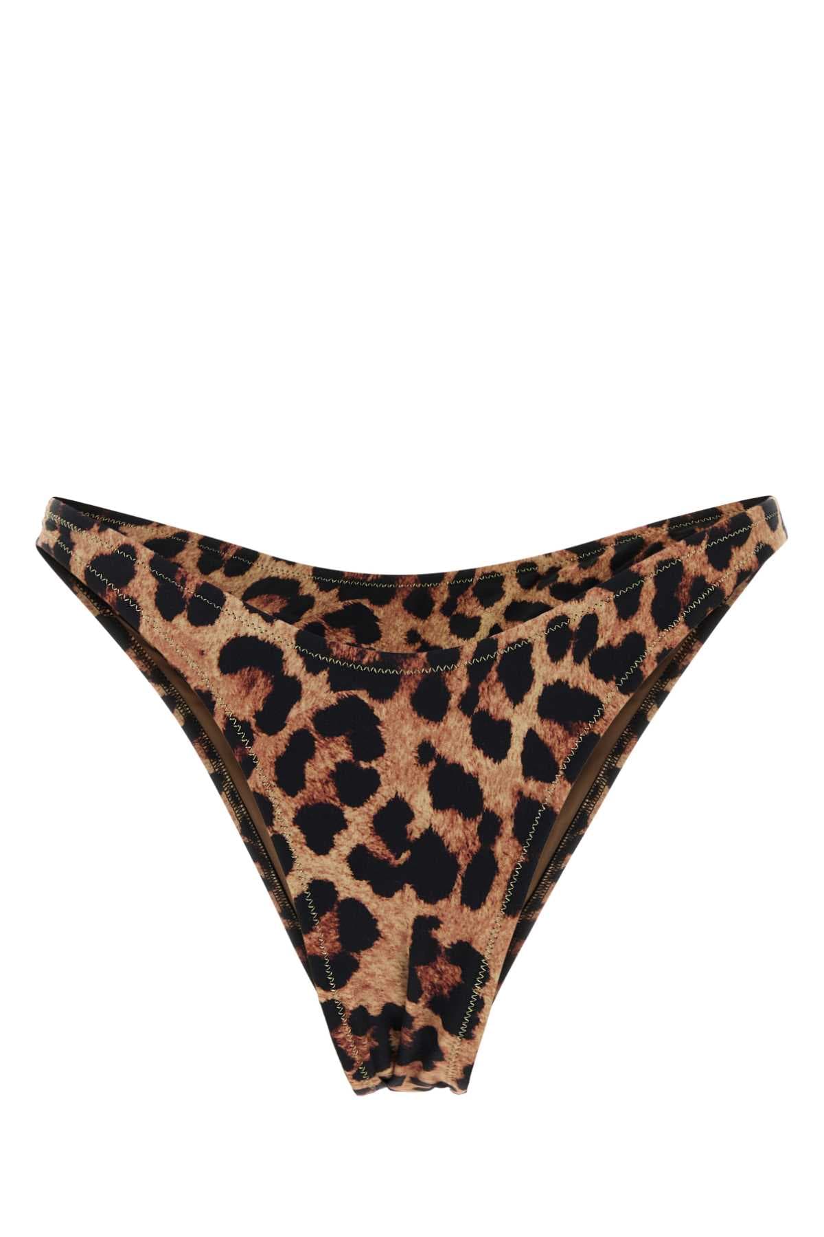 Printed stretch nylon Brigitte bikini bottom