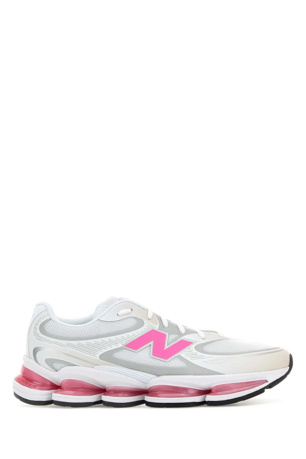 Two-tone mesh and rubber 2000 sneakers