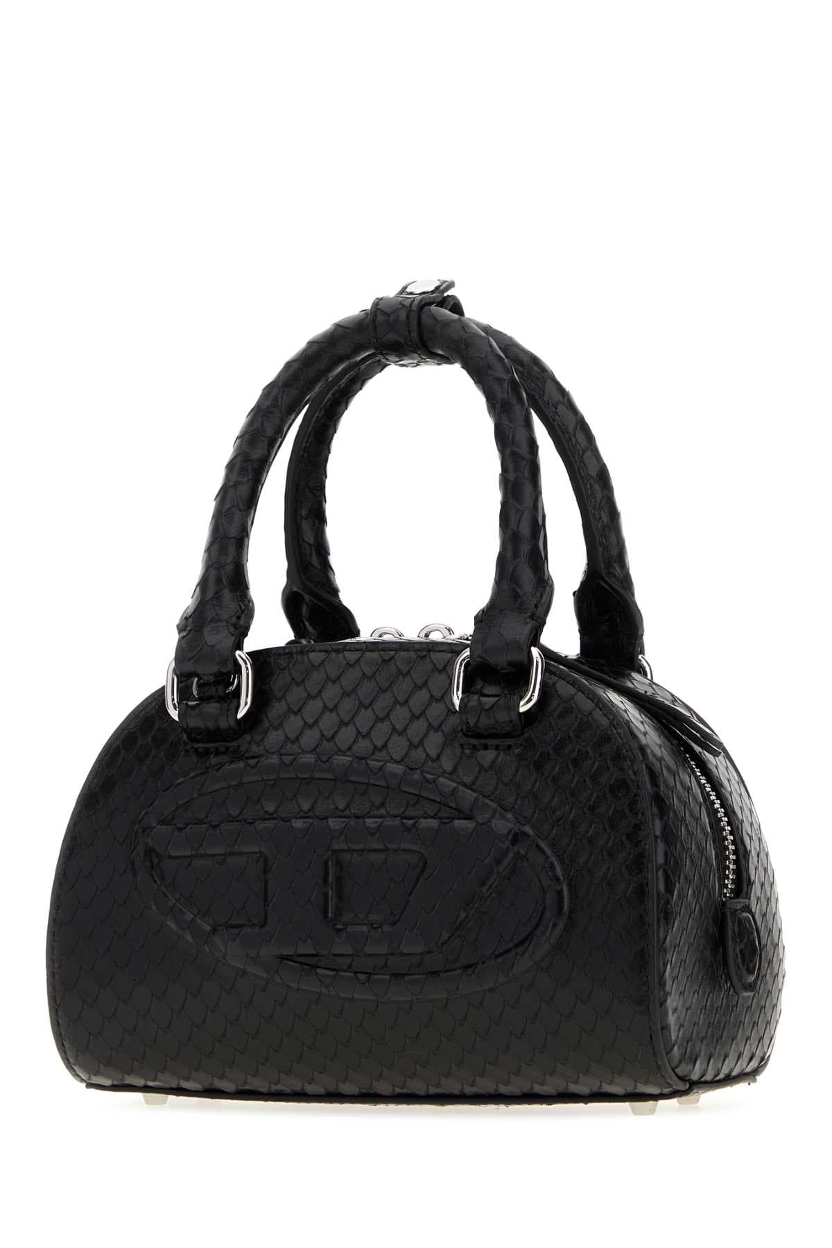 Black leather 1DR Dome handbag - мініатюра 2