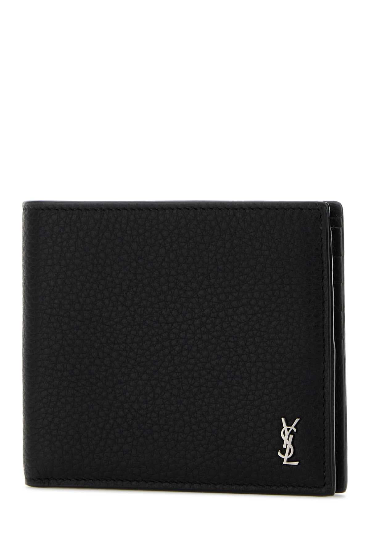 Black leather wallet - мініатюра 2