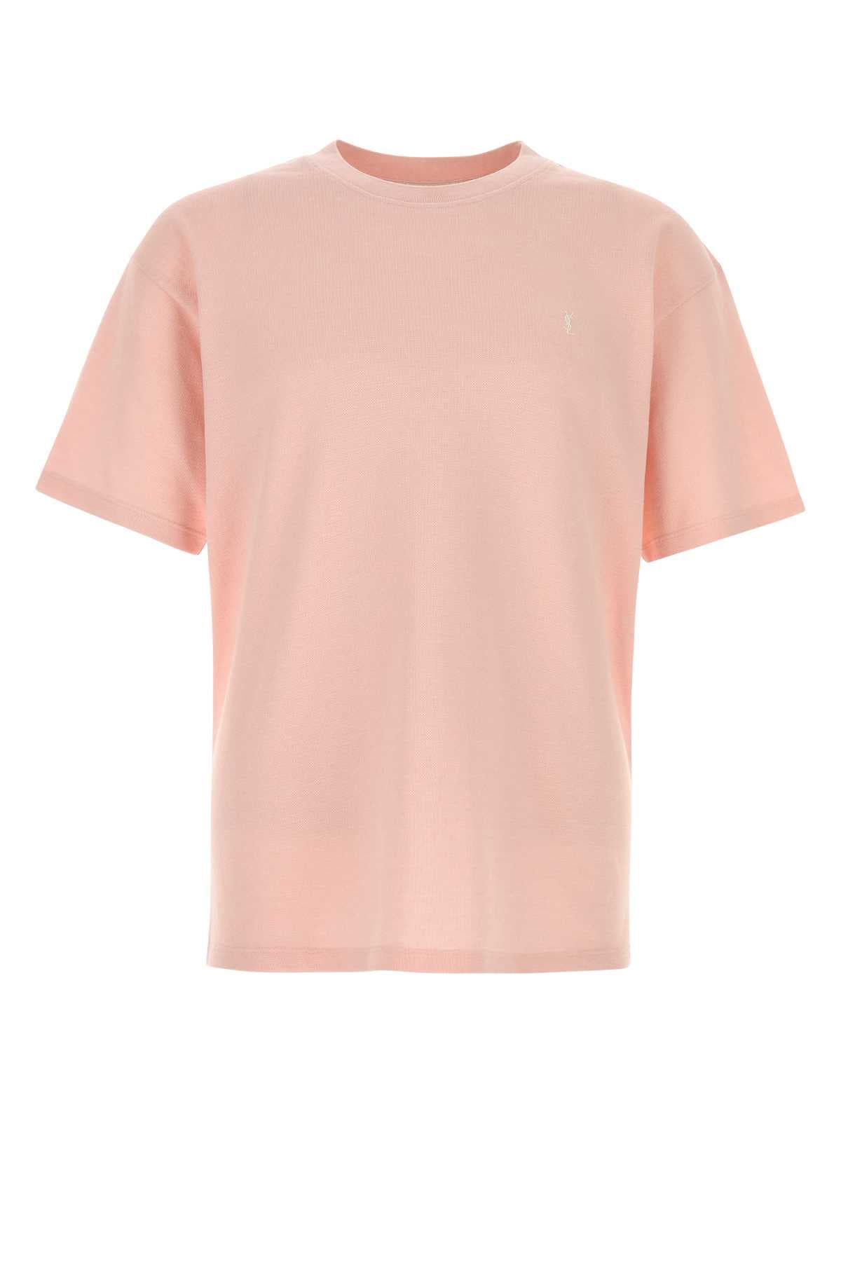 Pink piquet t-shirt