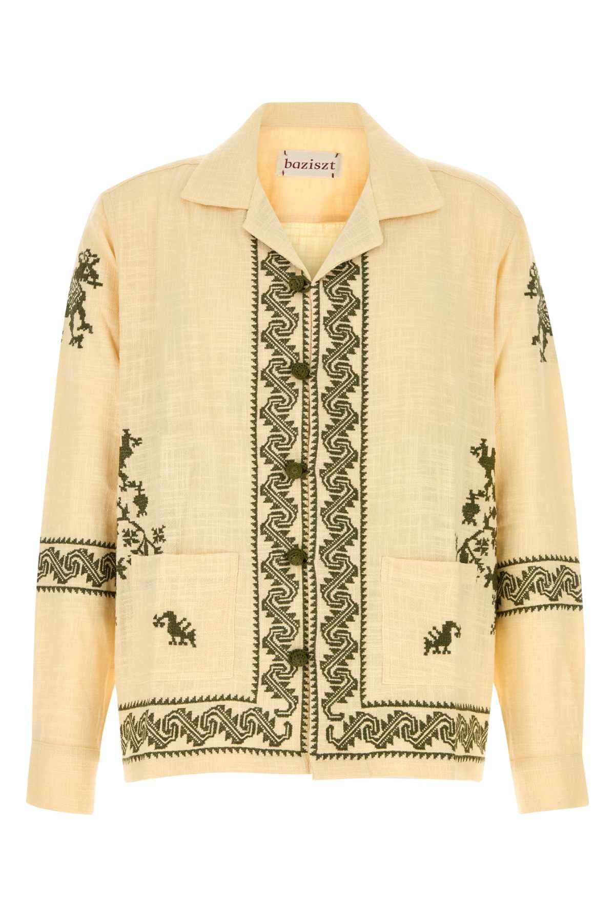 Yellow cotton shirt