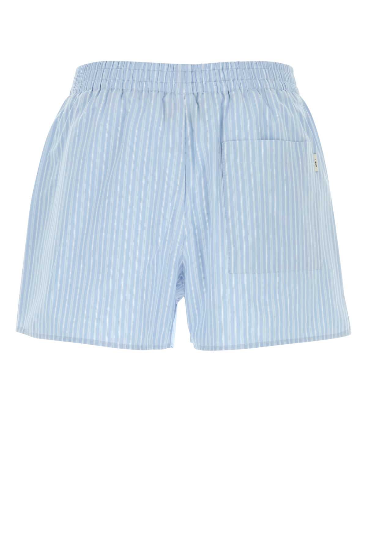 Embroidered poplin shorts - мініатюра 2