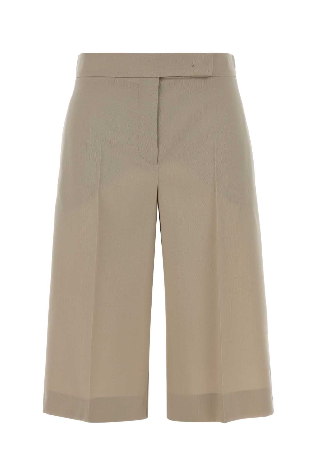 Sand wool blend Mile bermuda shorts