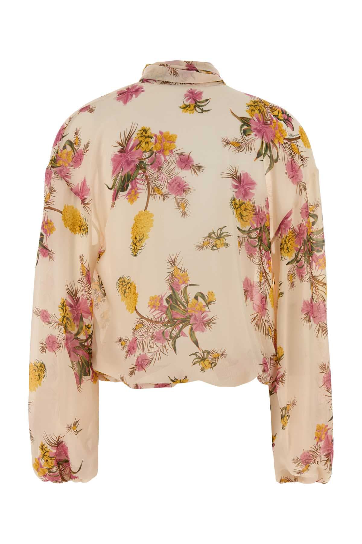 Printed georgette blouse - мініатюра 2