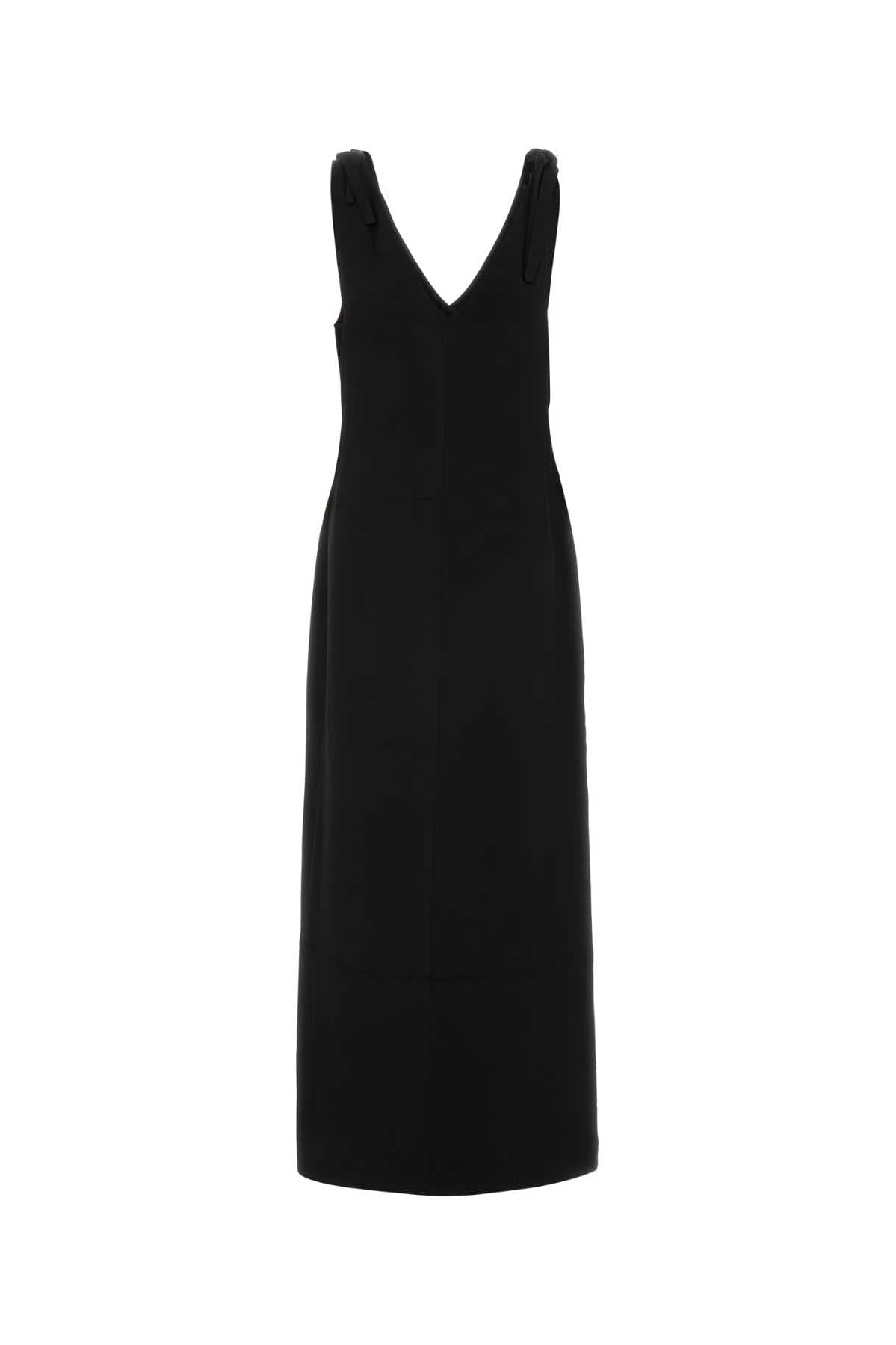 Black viscose dress