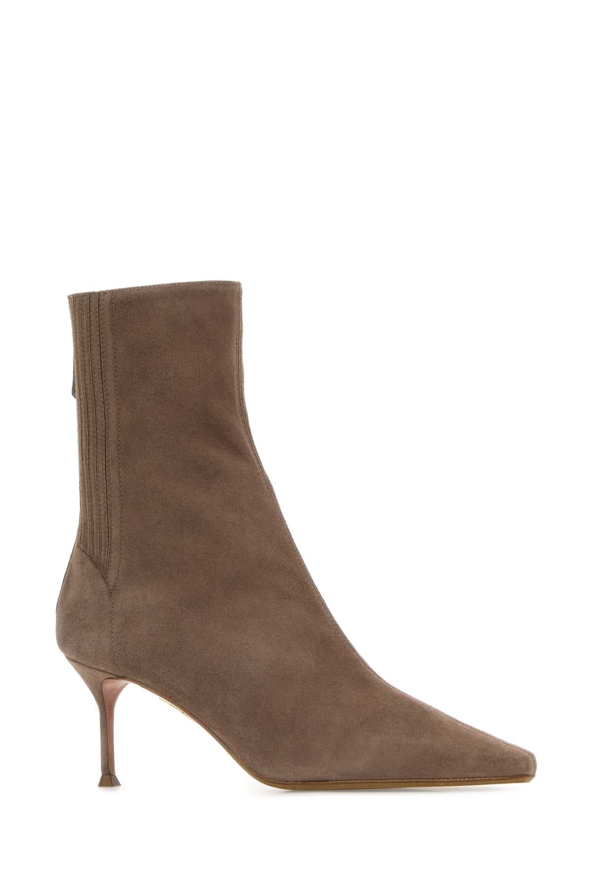 Dove grey suede Saint Honor ankle boots - мініатюра 2