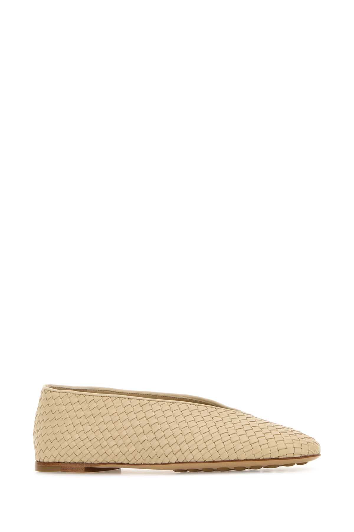Cream leather Rosa ballerinas - мініатюра 2