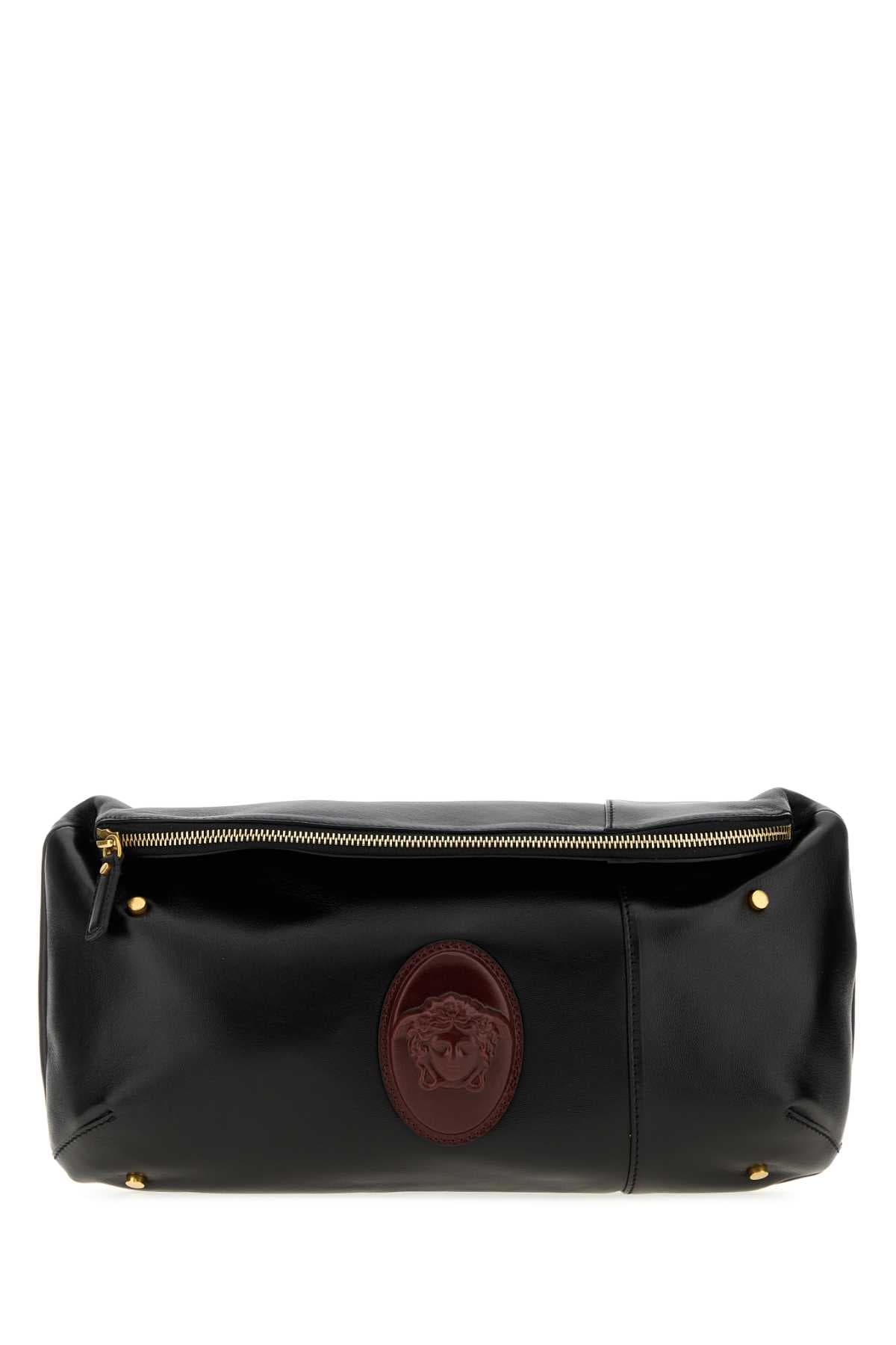 Black nappa leather Lou belt bag