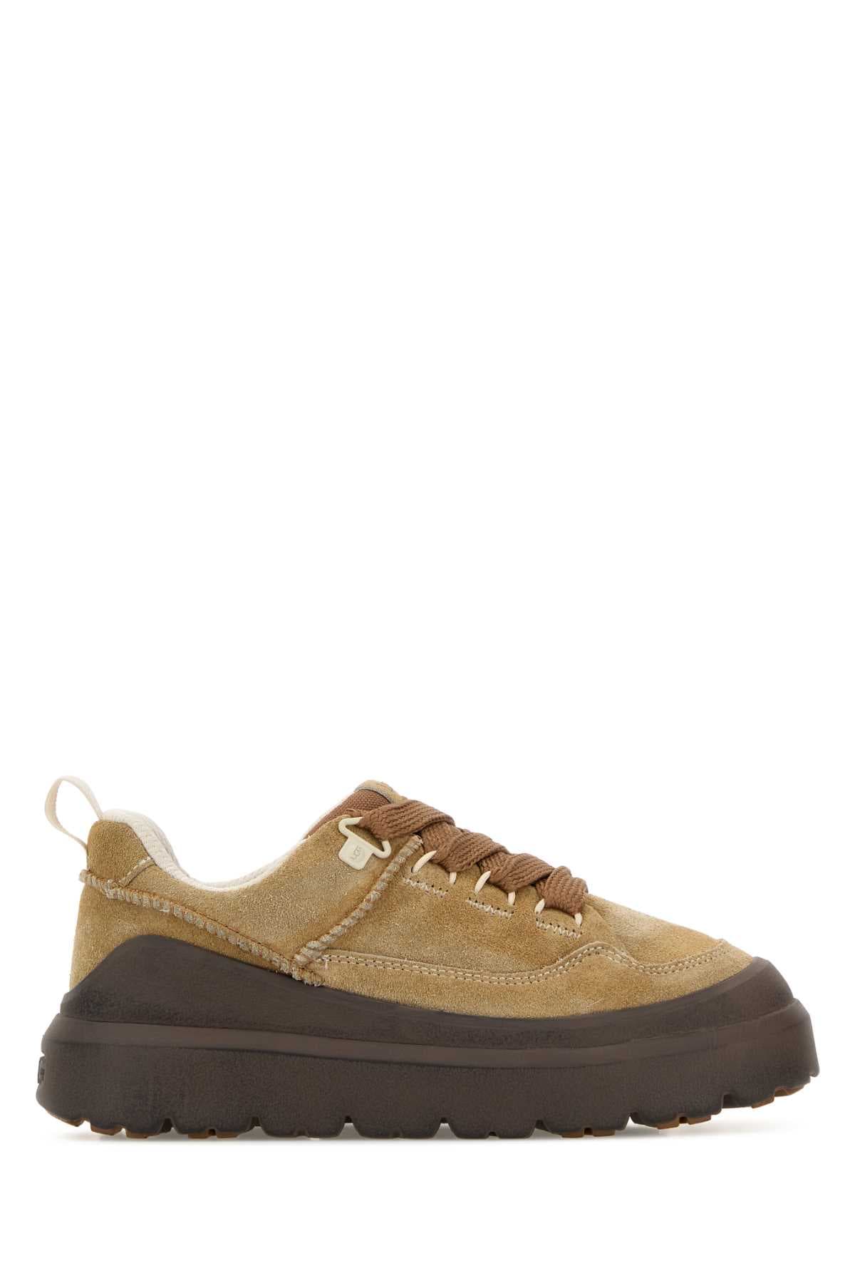 Camel suede Hertiage Utility sneakers