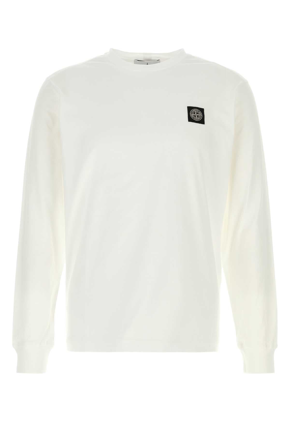 White cotton t-shirt