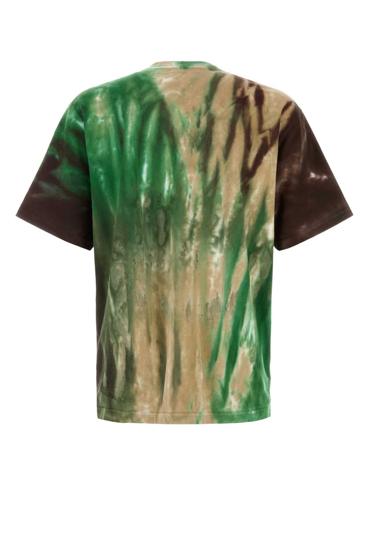 Multicolor cotton oversize t-shirt - мініатюра 2