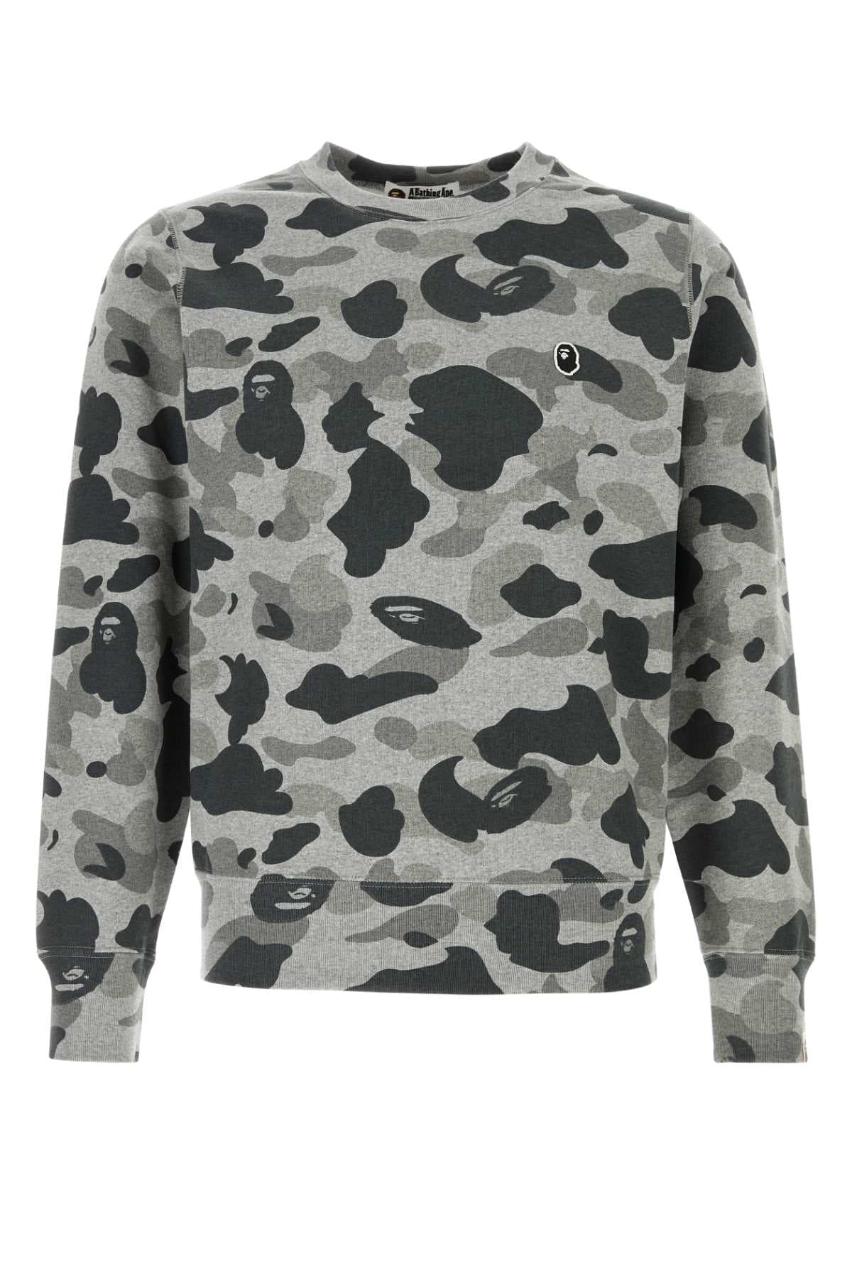 Printed cotton sweatshirt