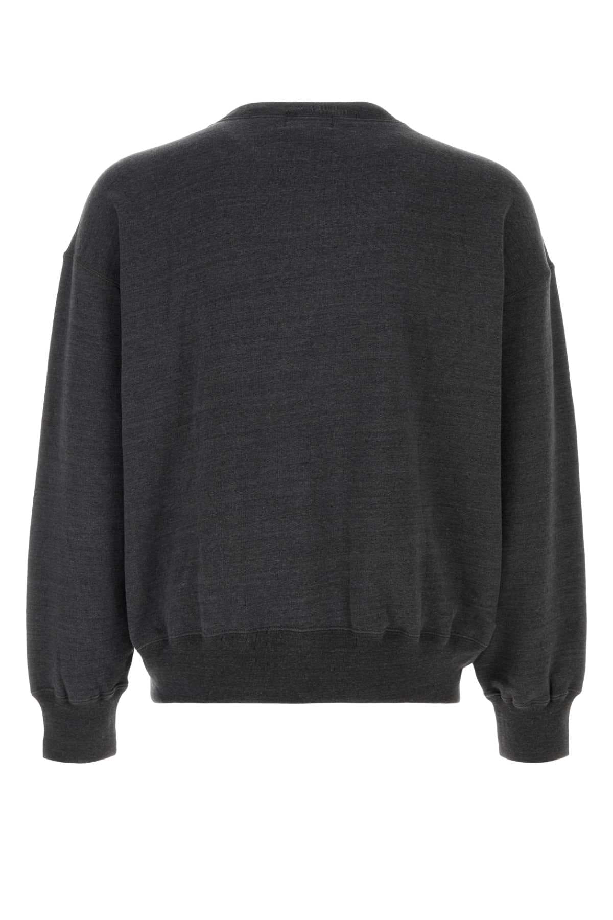 Graphite cotton oversize sweatshirt - мініатюра 2