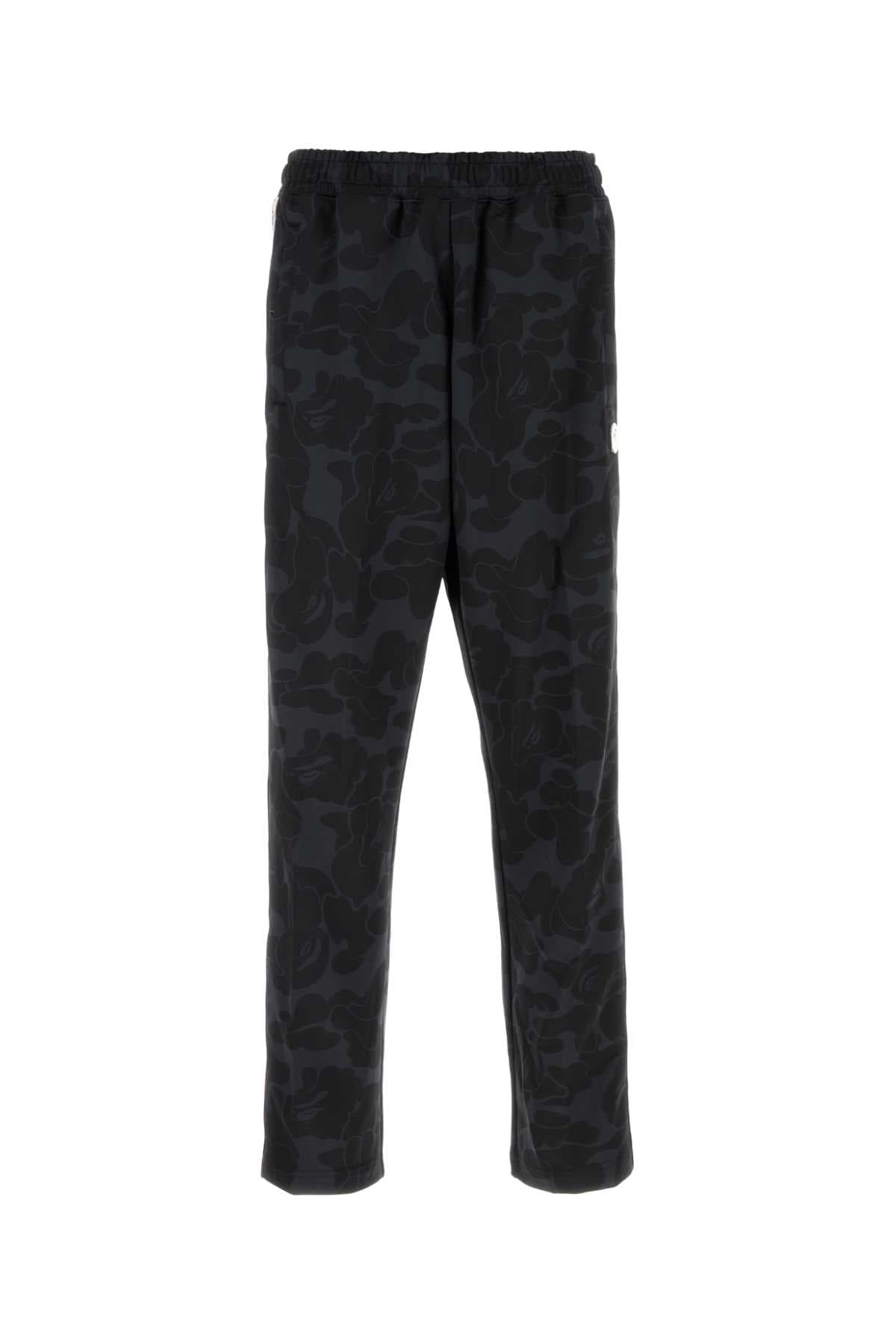 Printed polyester joggers