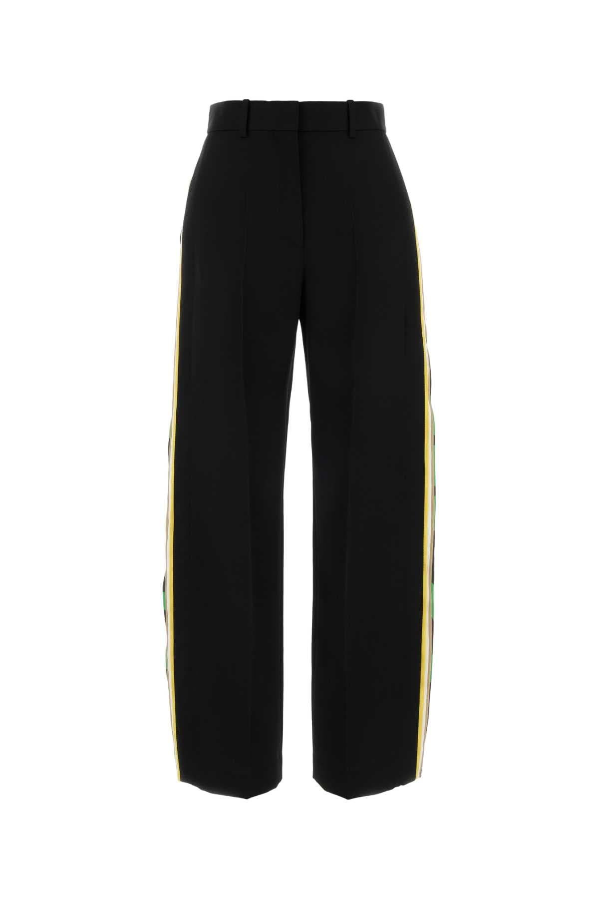 Black twill pant