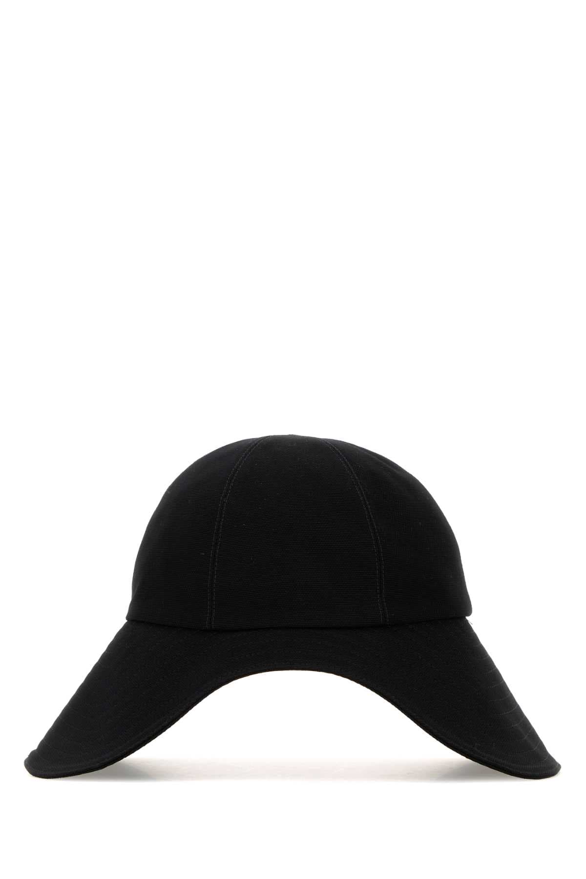 Black canvas hat - мініатюра 2