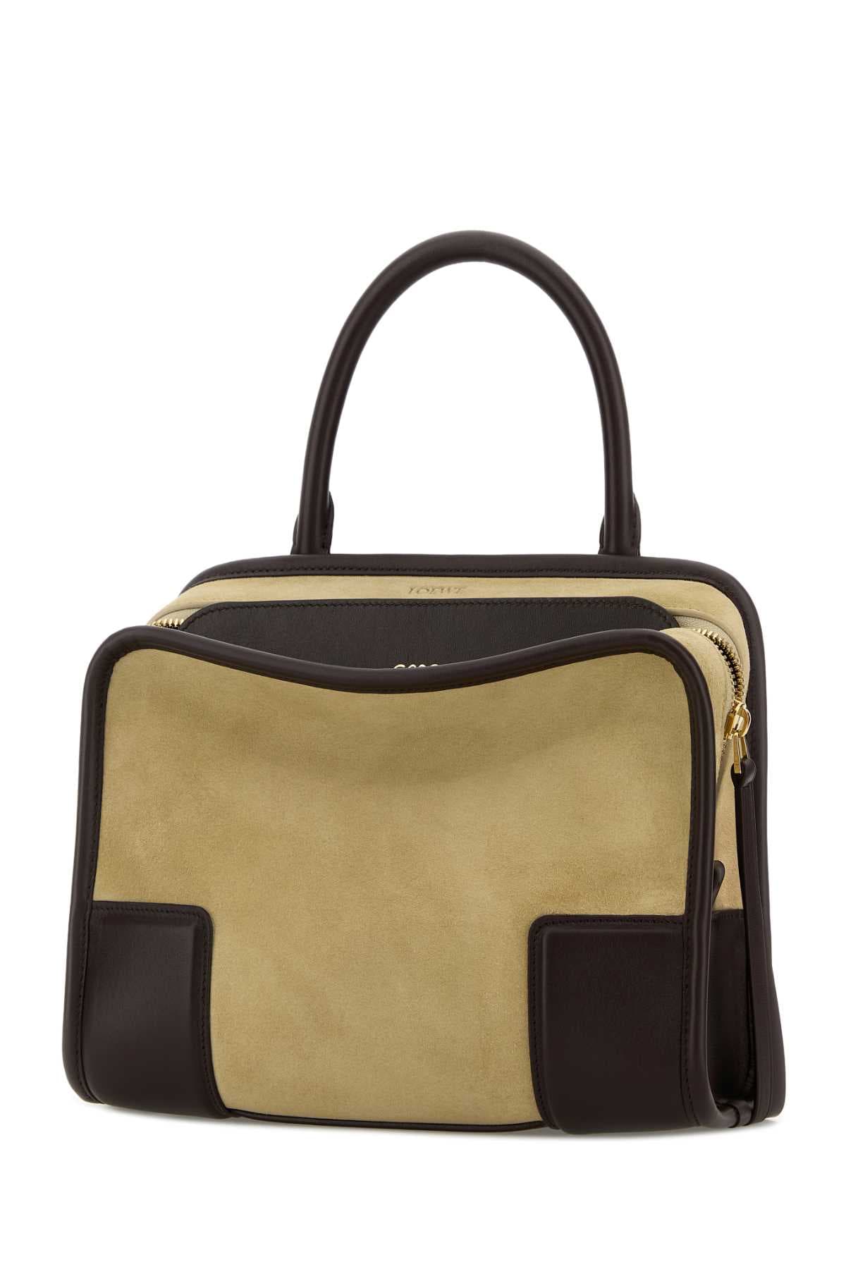 Beige suede small Amazona 180 handbag - мініатюра 2
