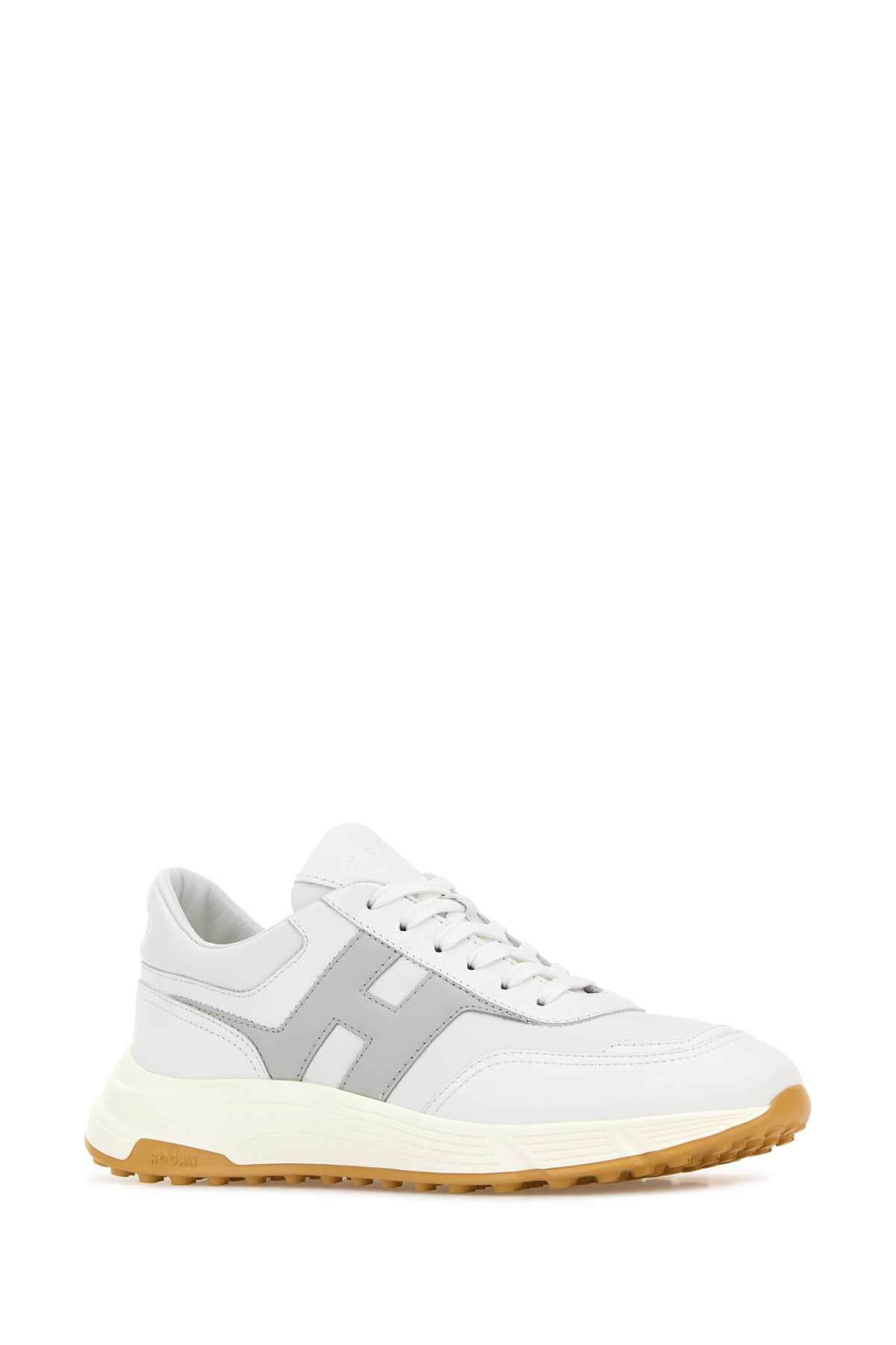White leather Hyperlight sneakers - мініатюра 2