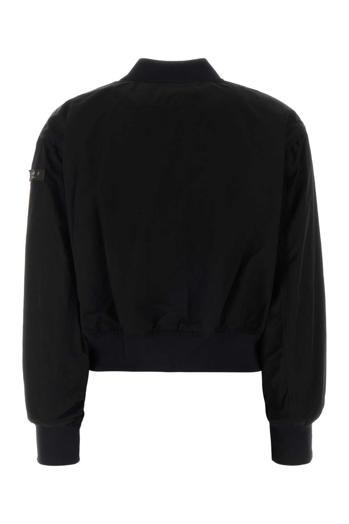 Black nylon Ottamota bomber jacket - мініатюра 2