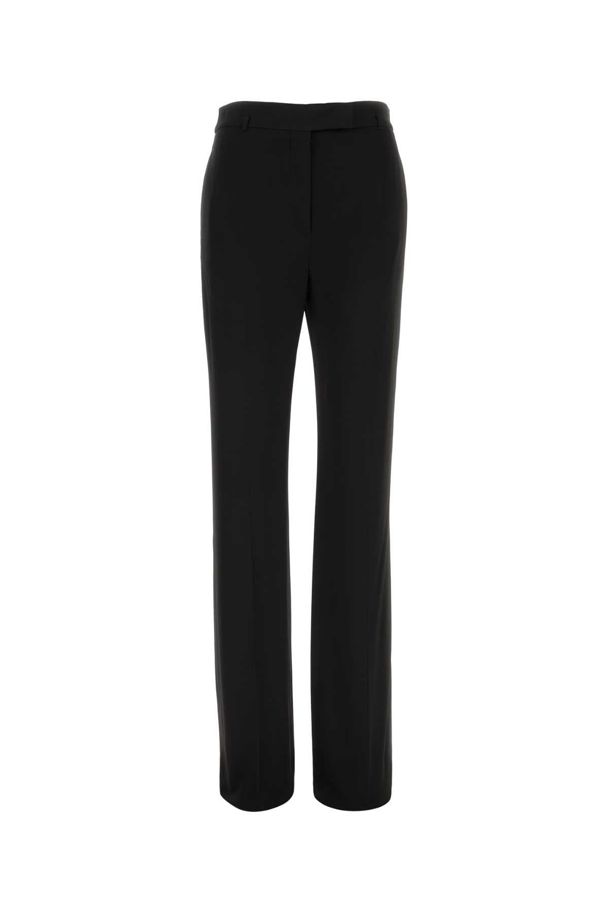 Black crepe pant