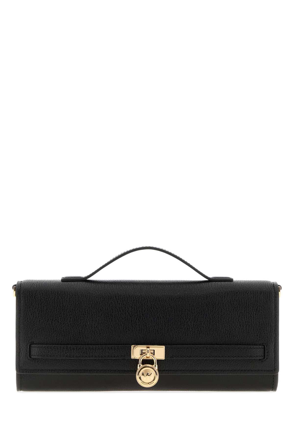 Black leather medium Hamilton Moderne handbag