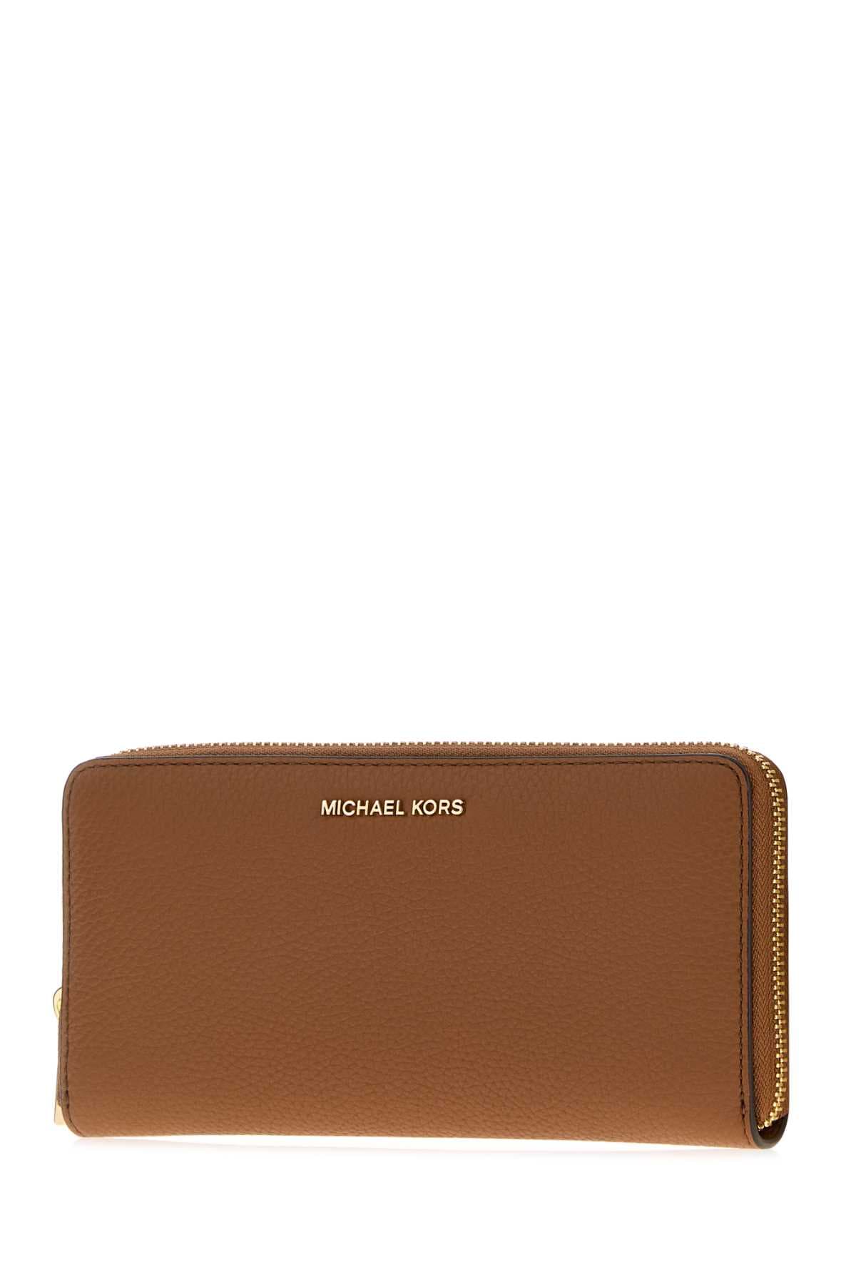 Caramel leather Jet Set wallet - мініатюра 2